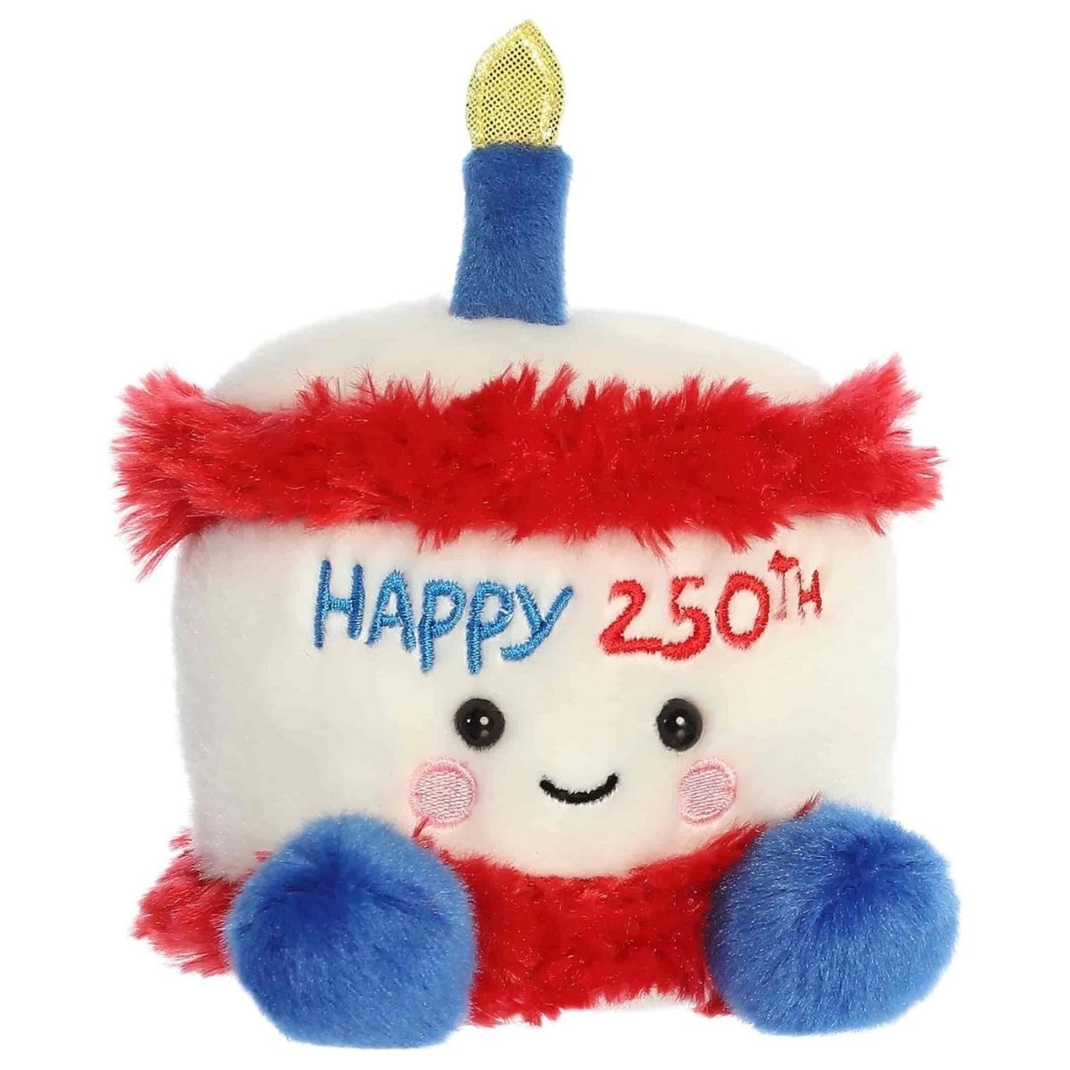 Aurora Palm Pals America Birthday Cake 8-Inch Party-Sized Stuffed Animal Plush