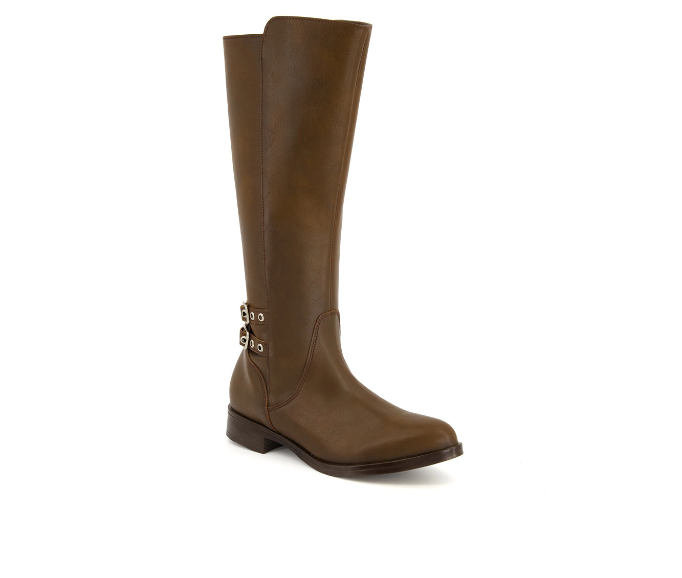 Andrea Womens Tall Riding Boots With Elastic Shaft