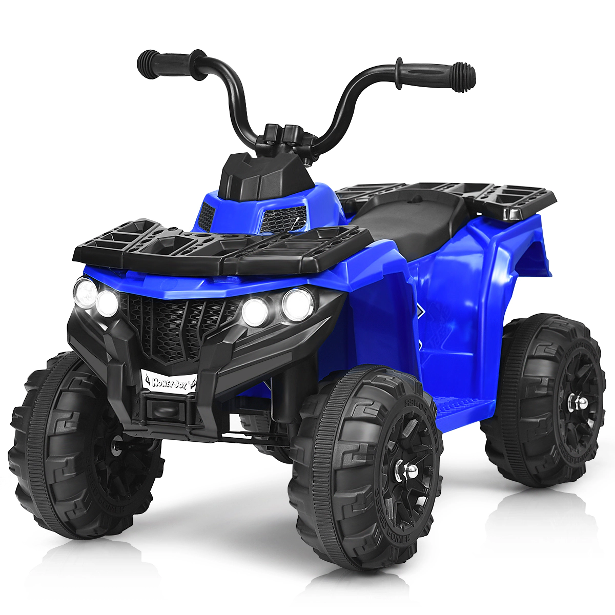 Costway Kids Ride On ATV Quad 4 Wheeler Electric Toy Car 6V Battery Power Led Lights
