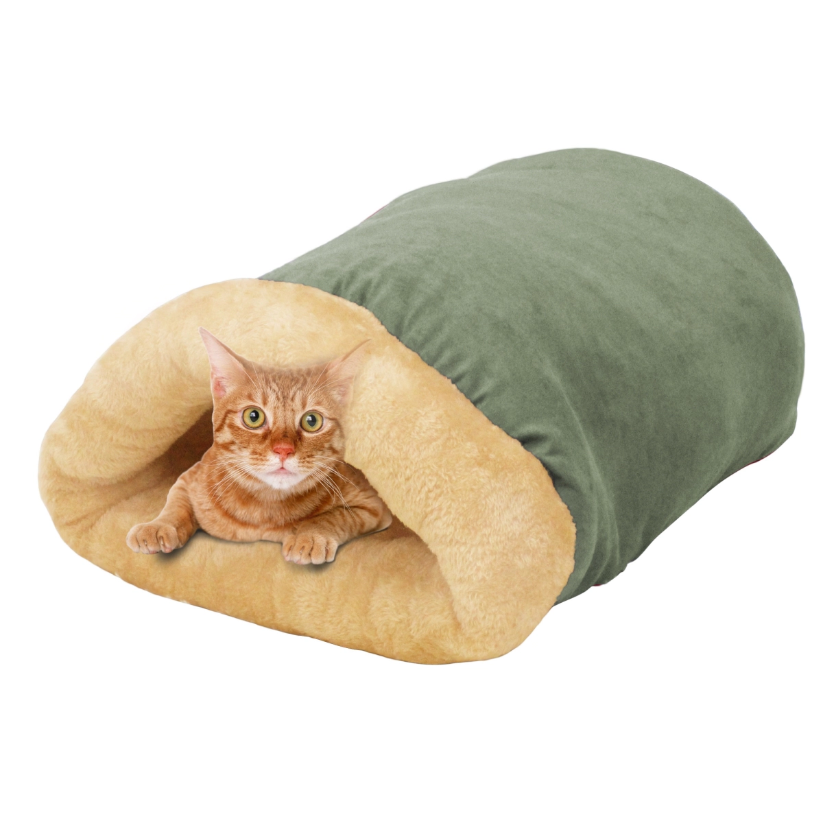 212 Main Goopaws 4 in 1 Self-Warming Pet Bed, Sage Green