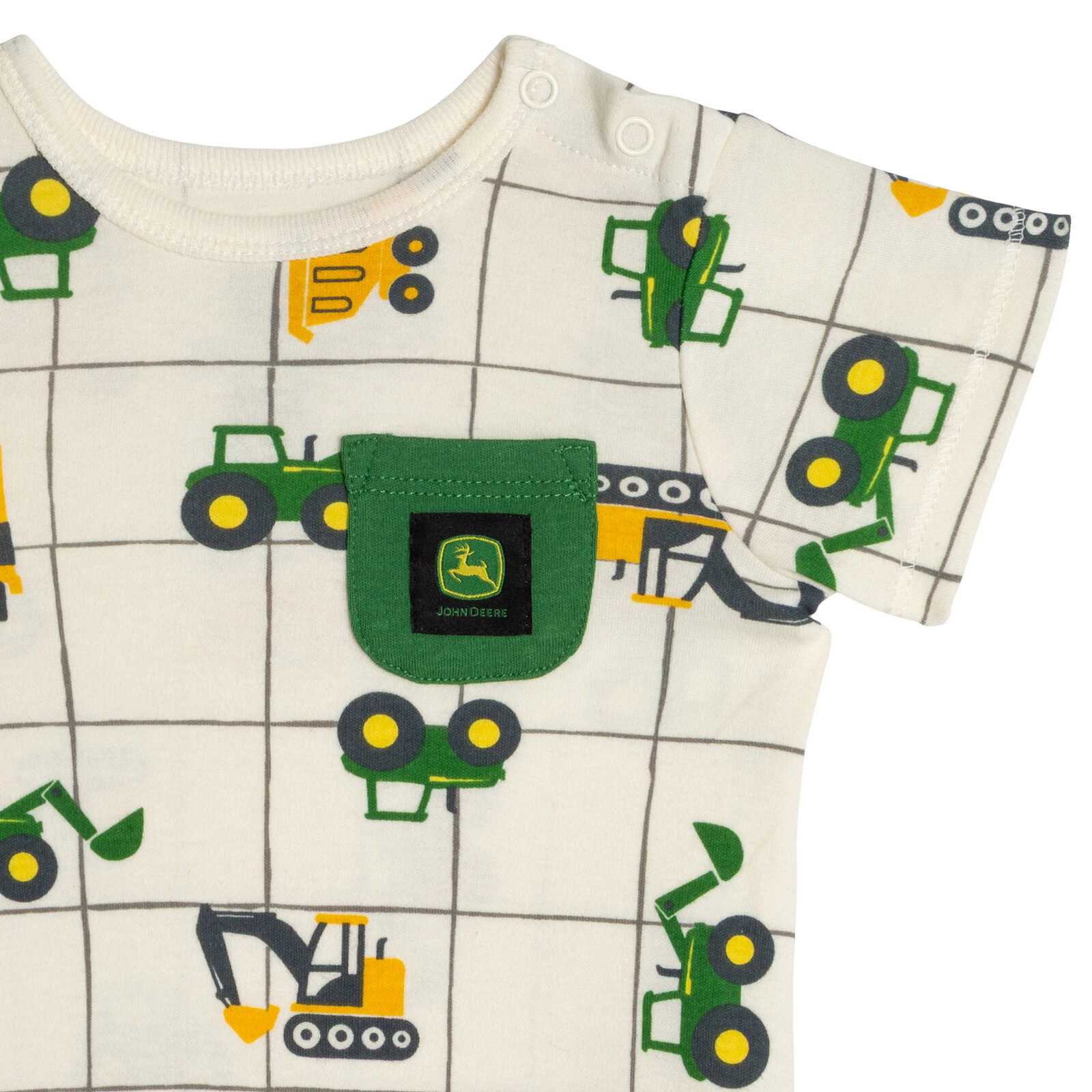 John Deere Baby Boys' One Piece Romper