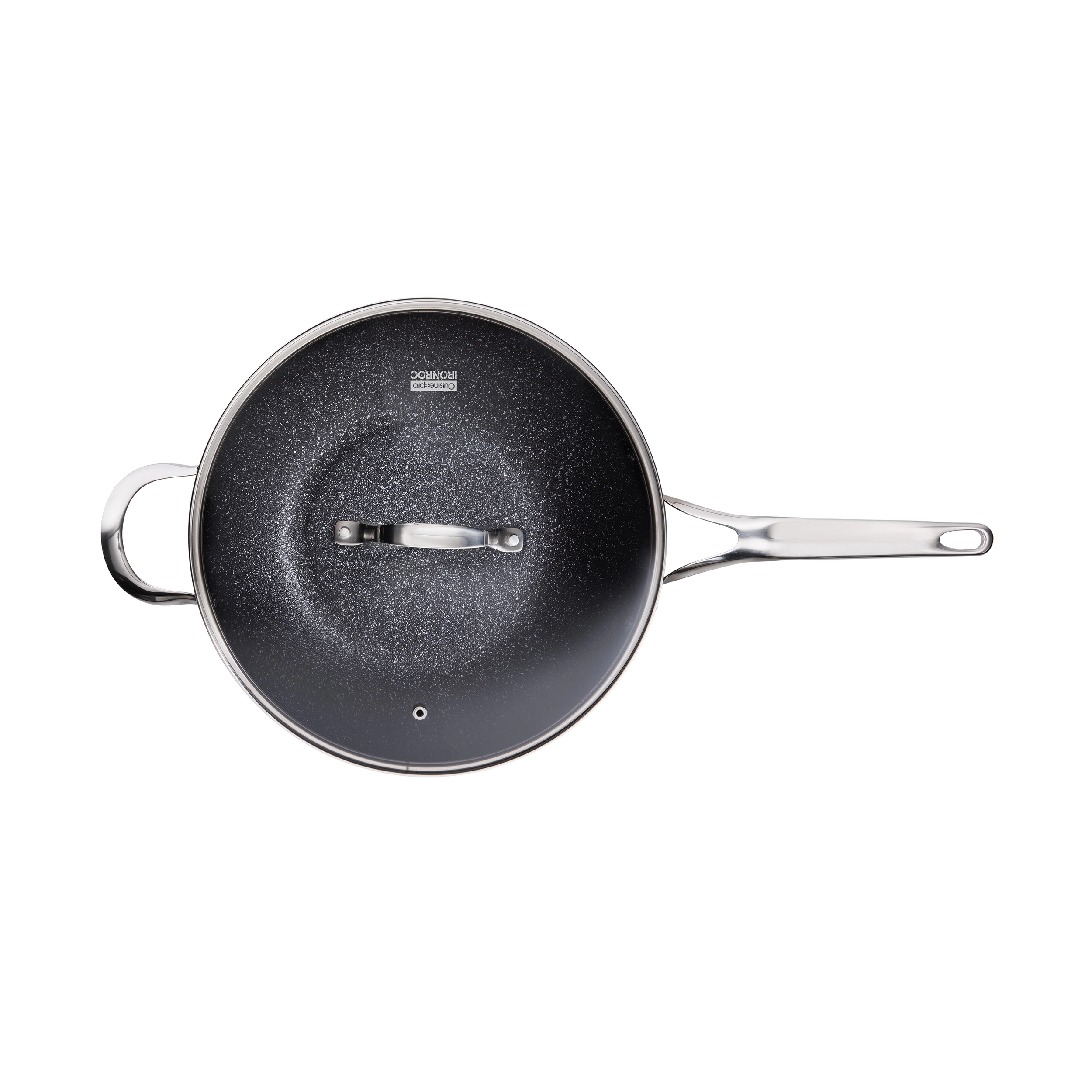 Cuisine::pro® IRONROC™ Wok With Lid 12"