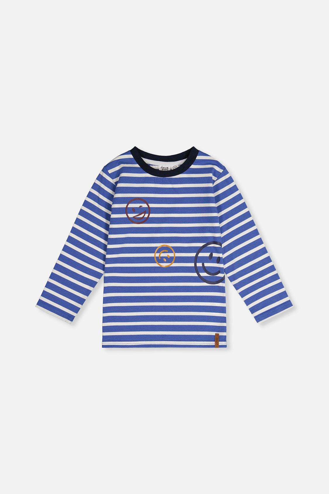 Deux par Boys Striped Long Sleeve T-Shirt