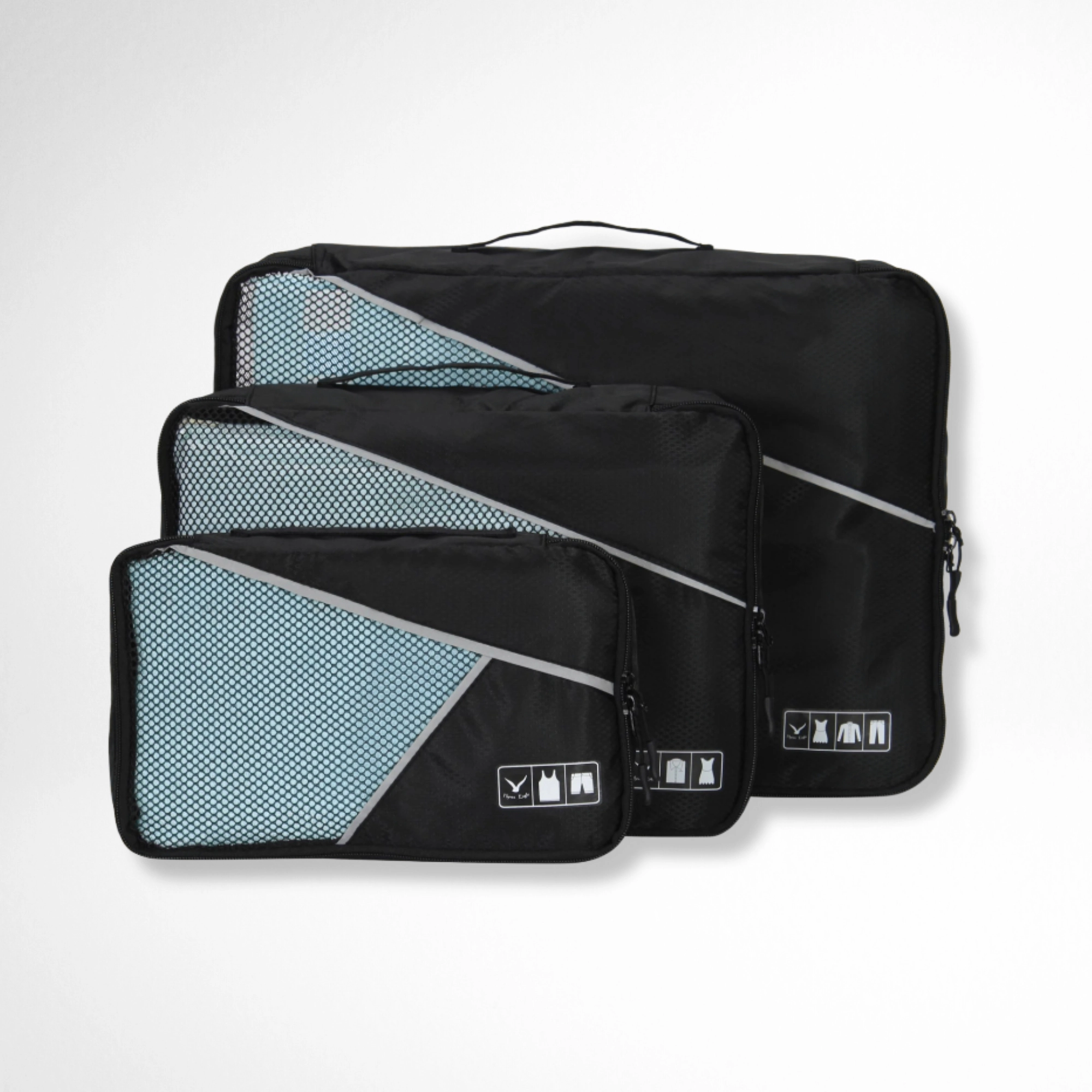 Hynes Eagle Unisex Basic Travel Packing Cube Set (3 pcs)