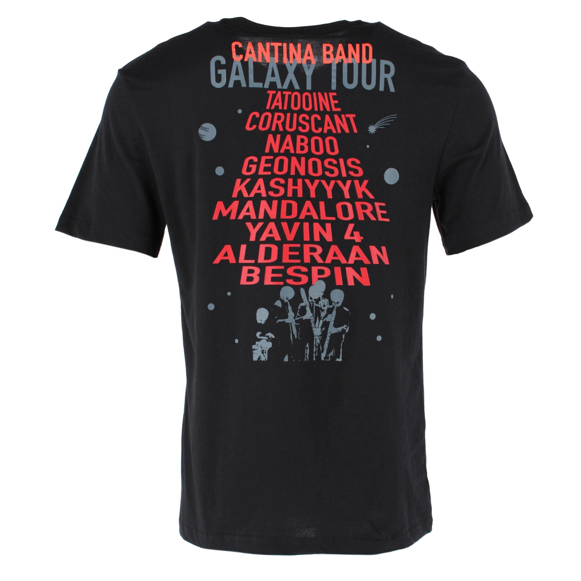 Jerry Leigh Men's Star Wars Cantina Band Live Tee