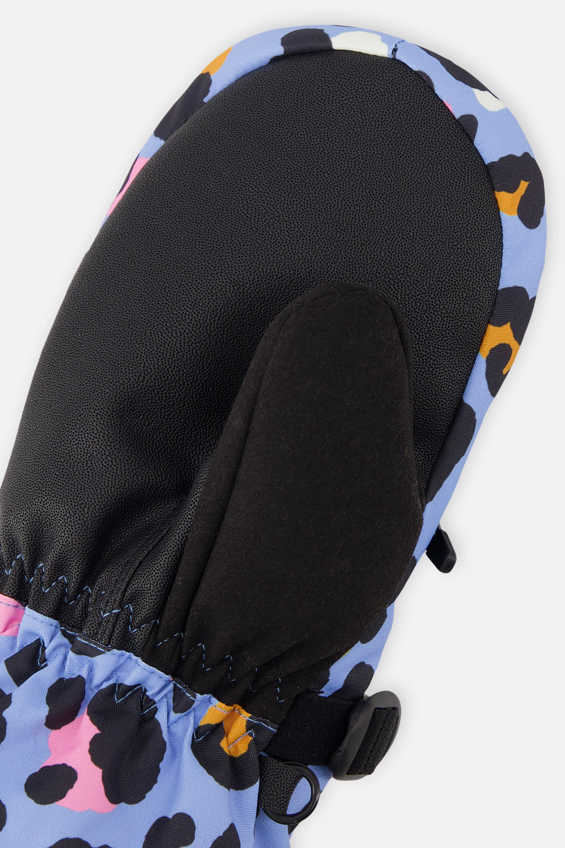 Deux par Girls Teknik Leopard Print Cordura-Reinforced Winter Mittens