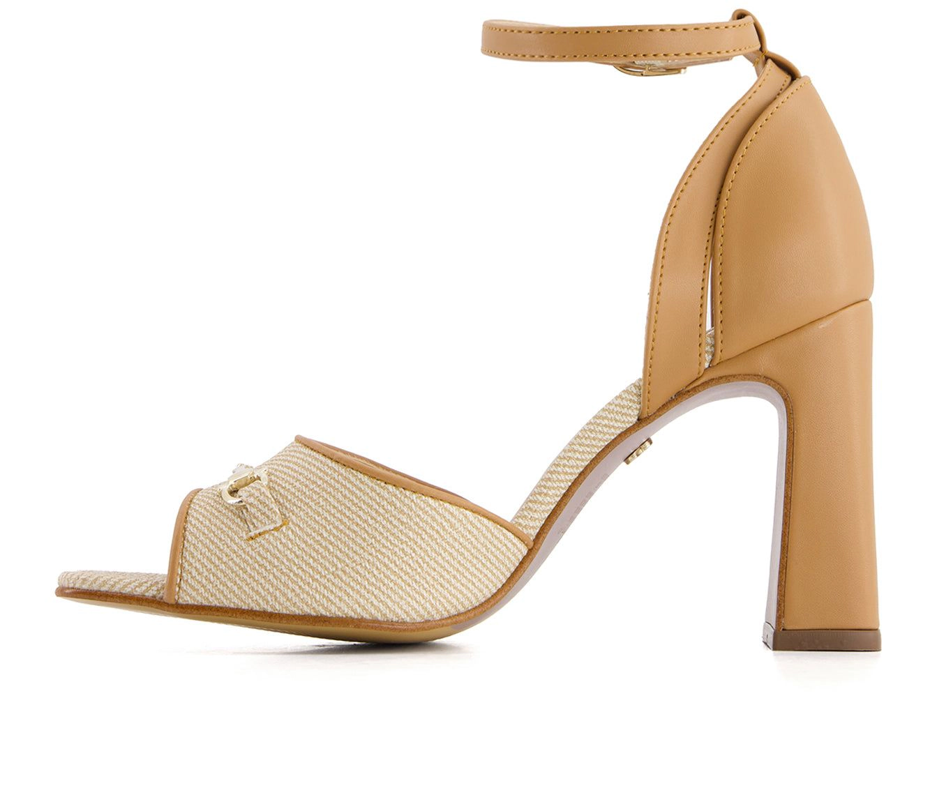 Andrea Womens Heeled Ankle Strap Sandals
