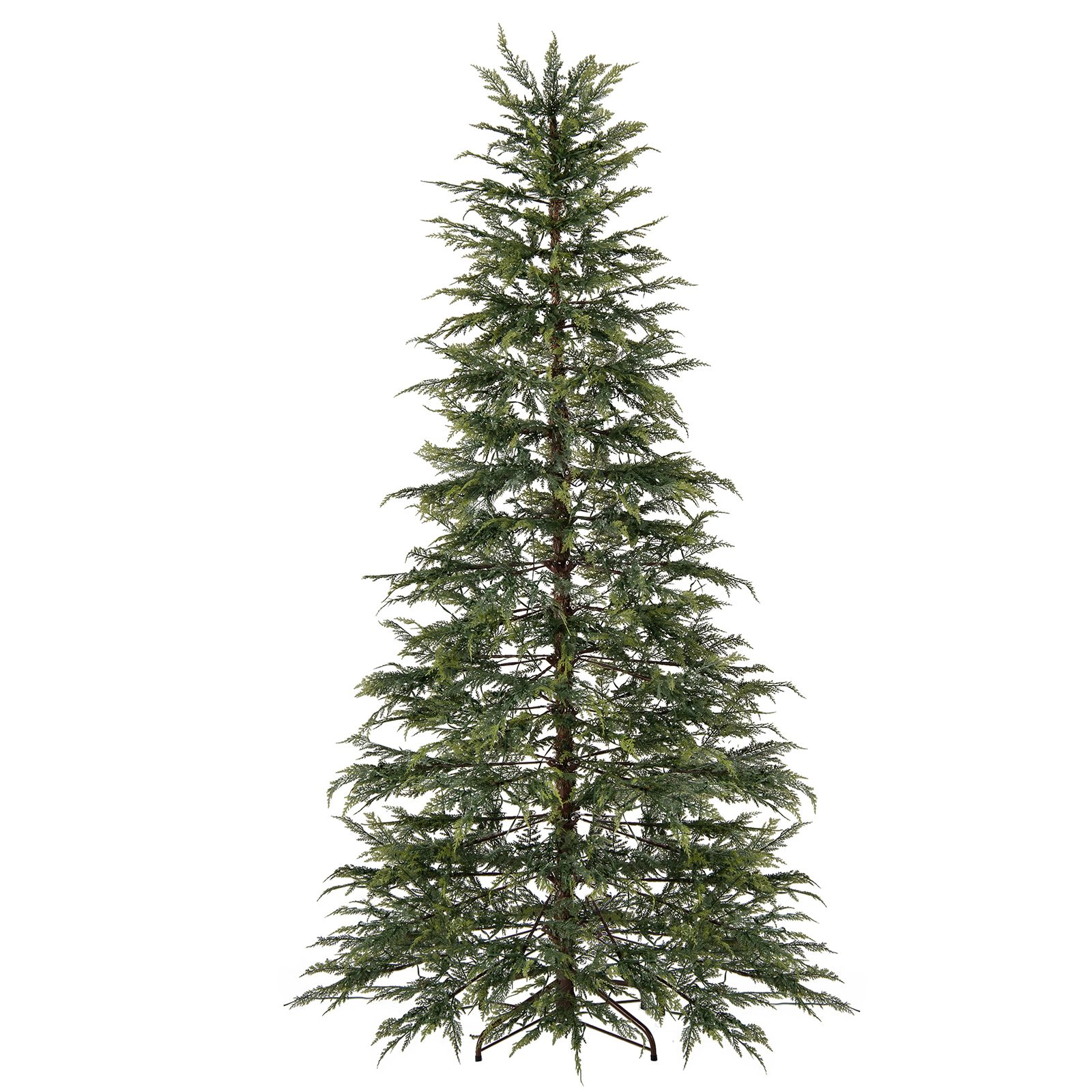 SlickBlue Pre-Lit Xmas Tree with Realistic Branch Tips & LED Lights