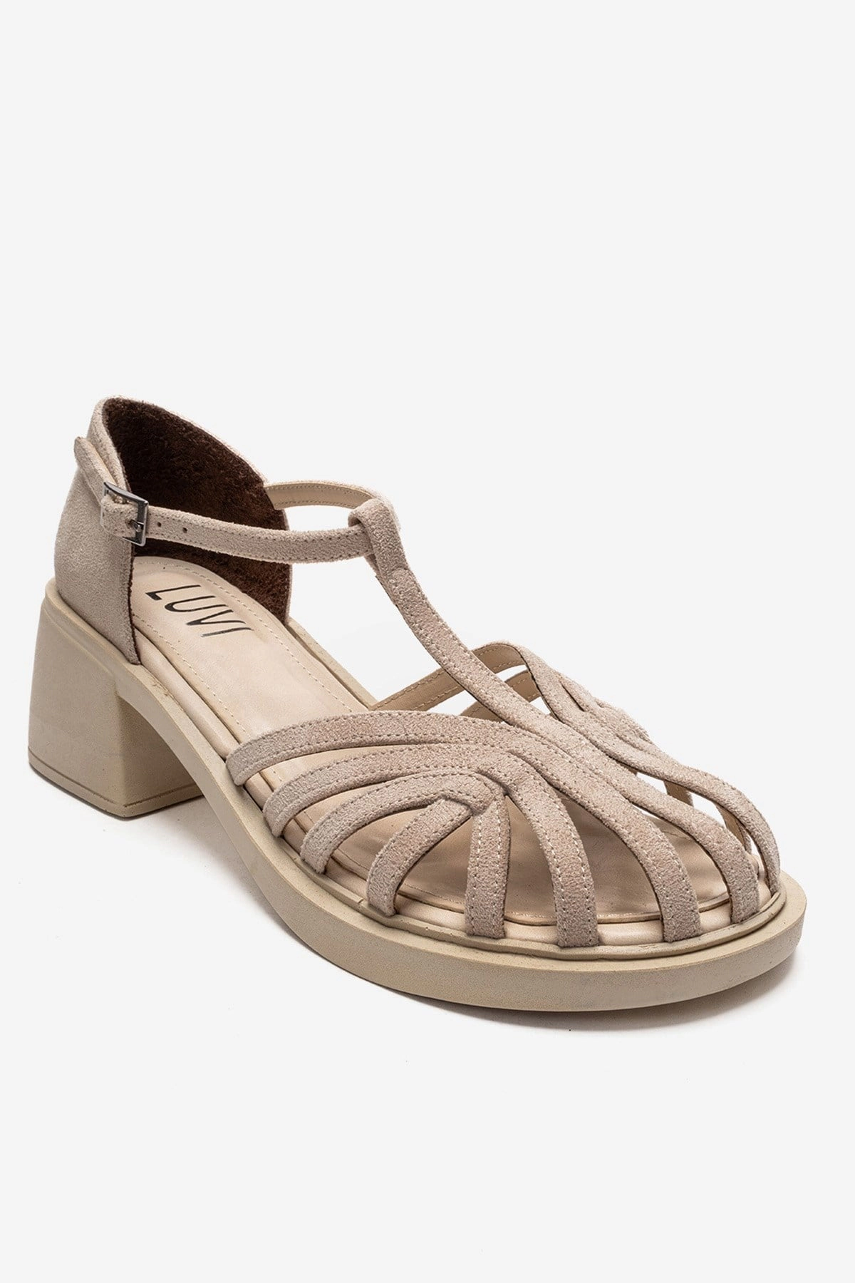 Prologue Shoes Womens Nolana Block Heel Sandal