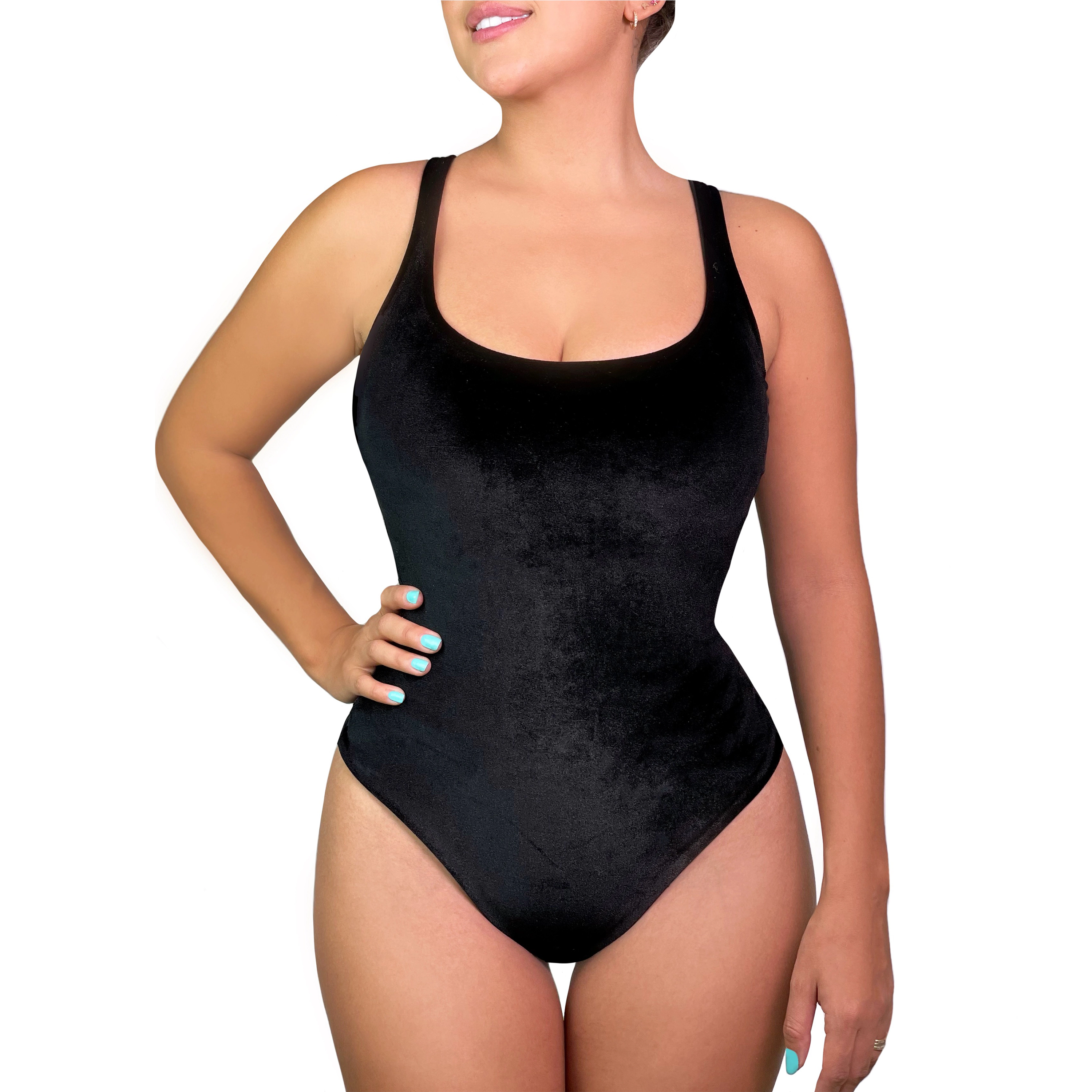 Yahaira Women's Velvet Happy Cami Shaper Bodysuit