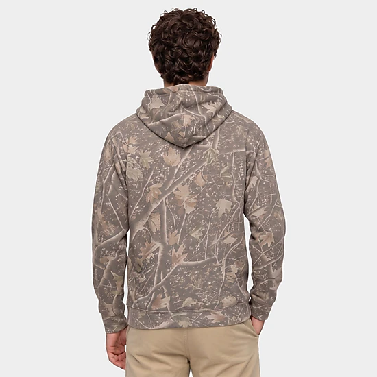 Simply Sage Market - Men's Camo Hoodie - Fish and Trees