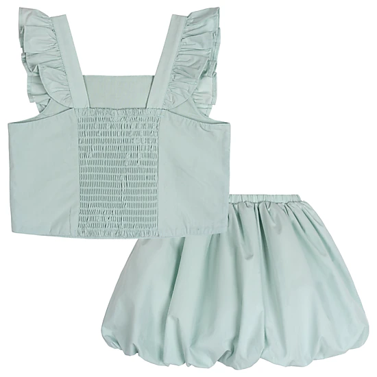 Disney Frozen Girls' Sleeveless 2-Piece Tank Top and Bubble Skort Set
