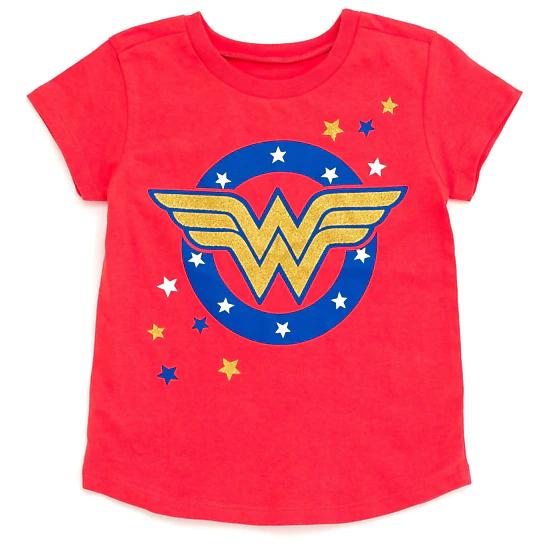 DC Comics Justice League Girls' 3-Pack T-Shirts