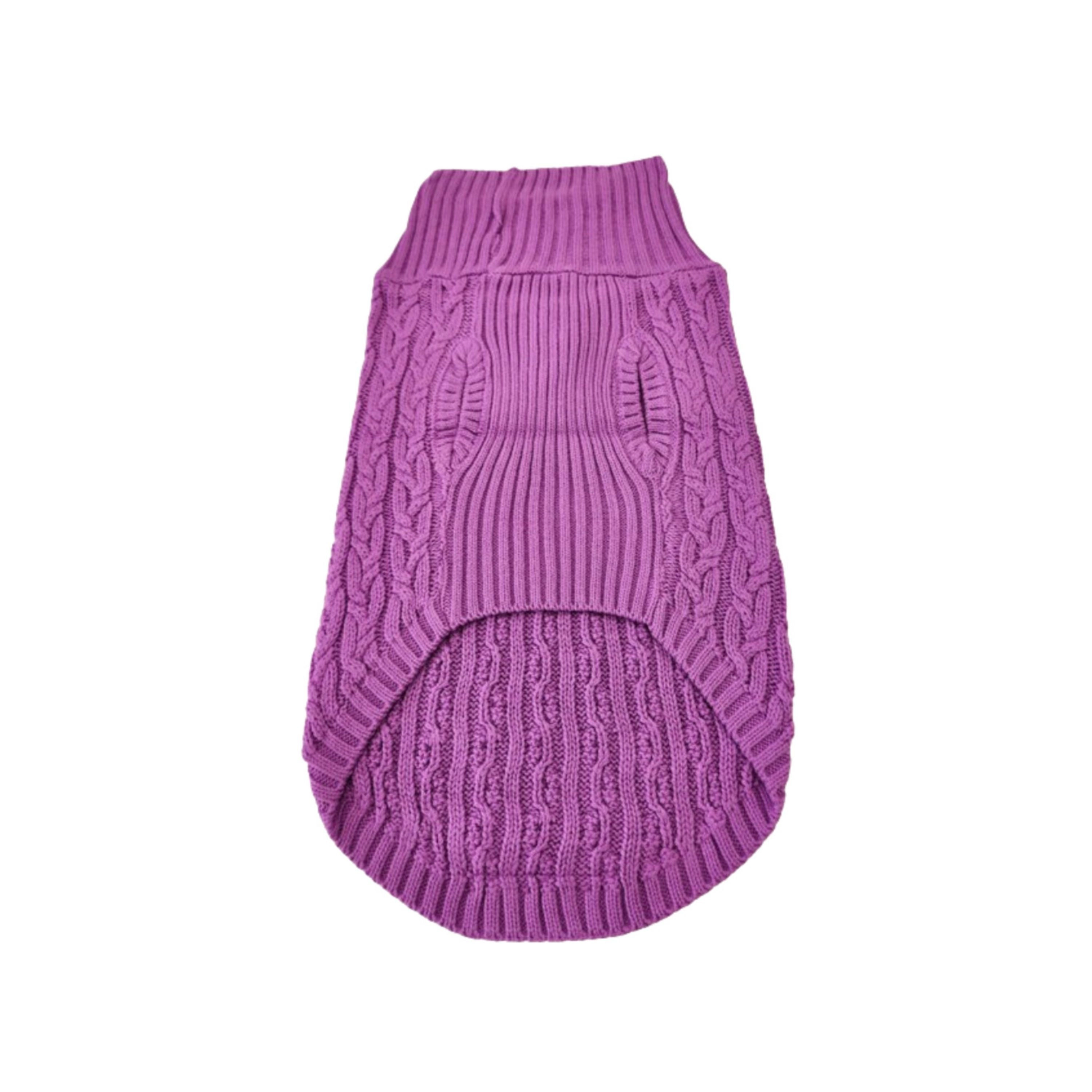 Wear Sierra Dog and Cat Colorful Knitted Turtleneck Sweater
