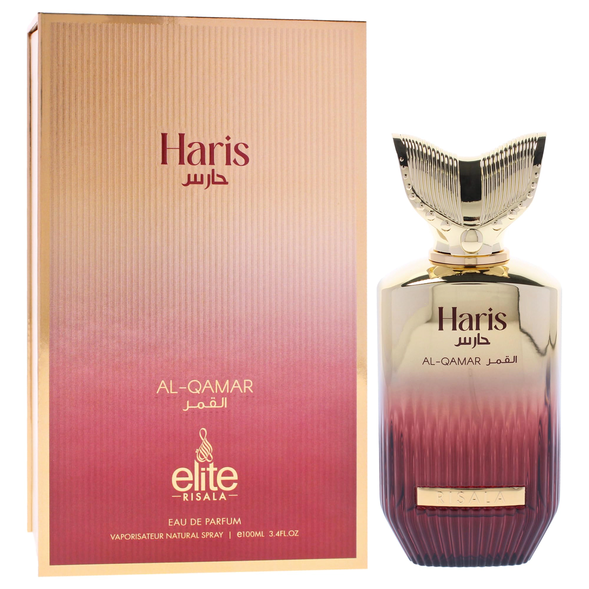 Risala Elite Haris Al-Qamar EDP Unisex 3.4 oz Spray, Oriental Floral Gourmand