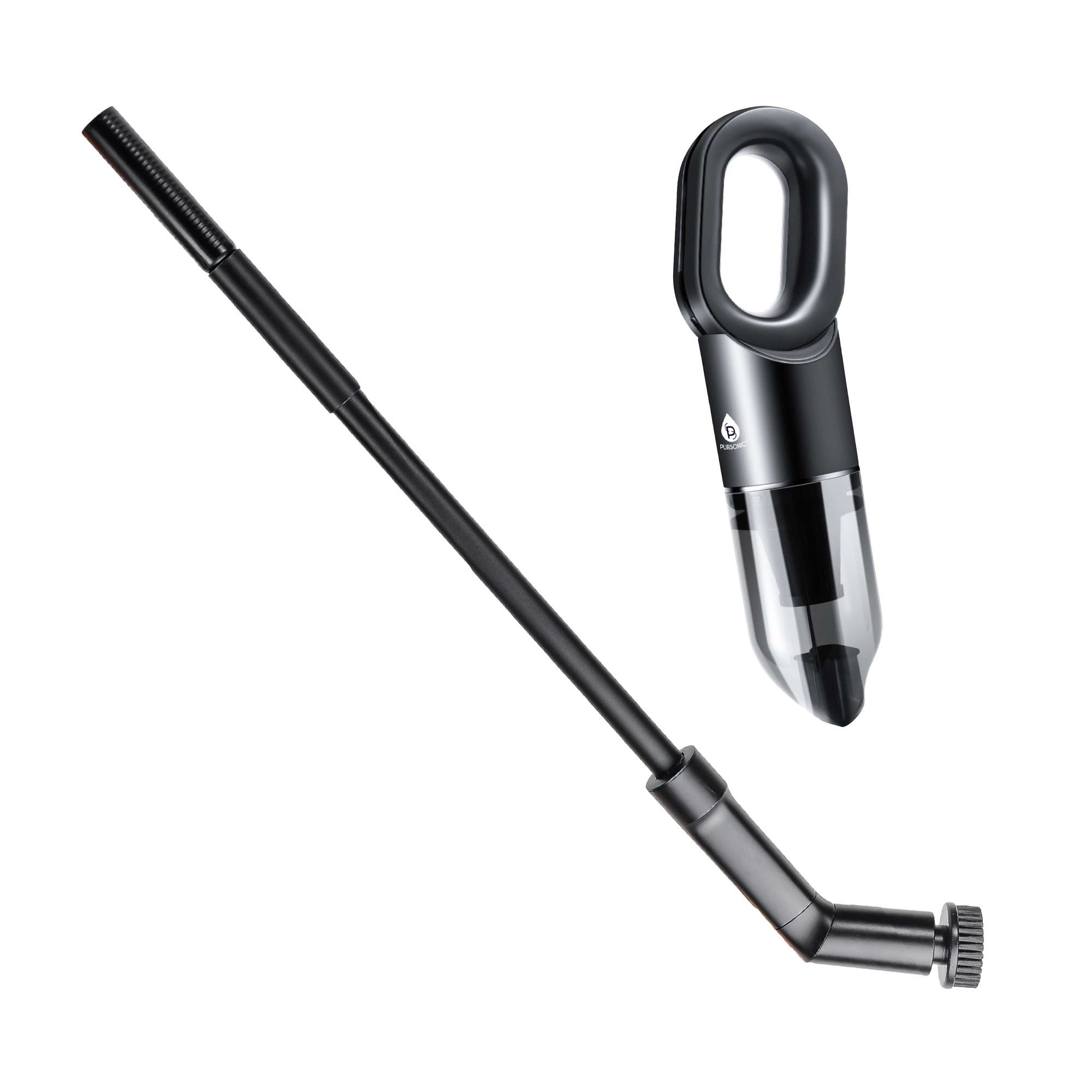 Pursonic Unisex Cordless Cleaning Essentials Bundle: Rechargeable Handheld Vacuum & Electric Scalable Scrubber