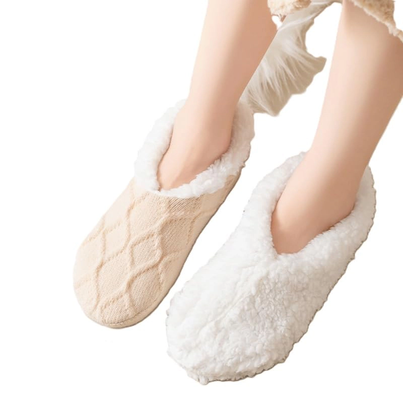Wardrobe Whimsy Women Sherpa Lined Fuzzy Slipper Socks
