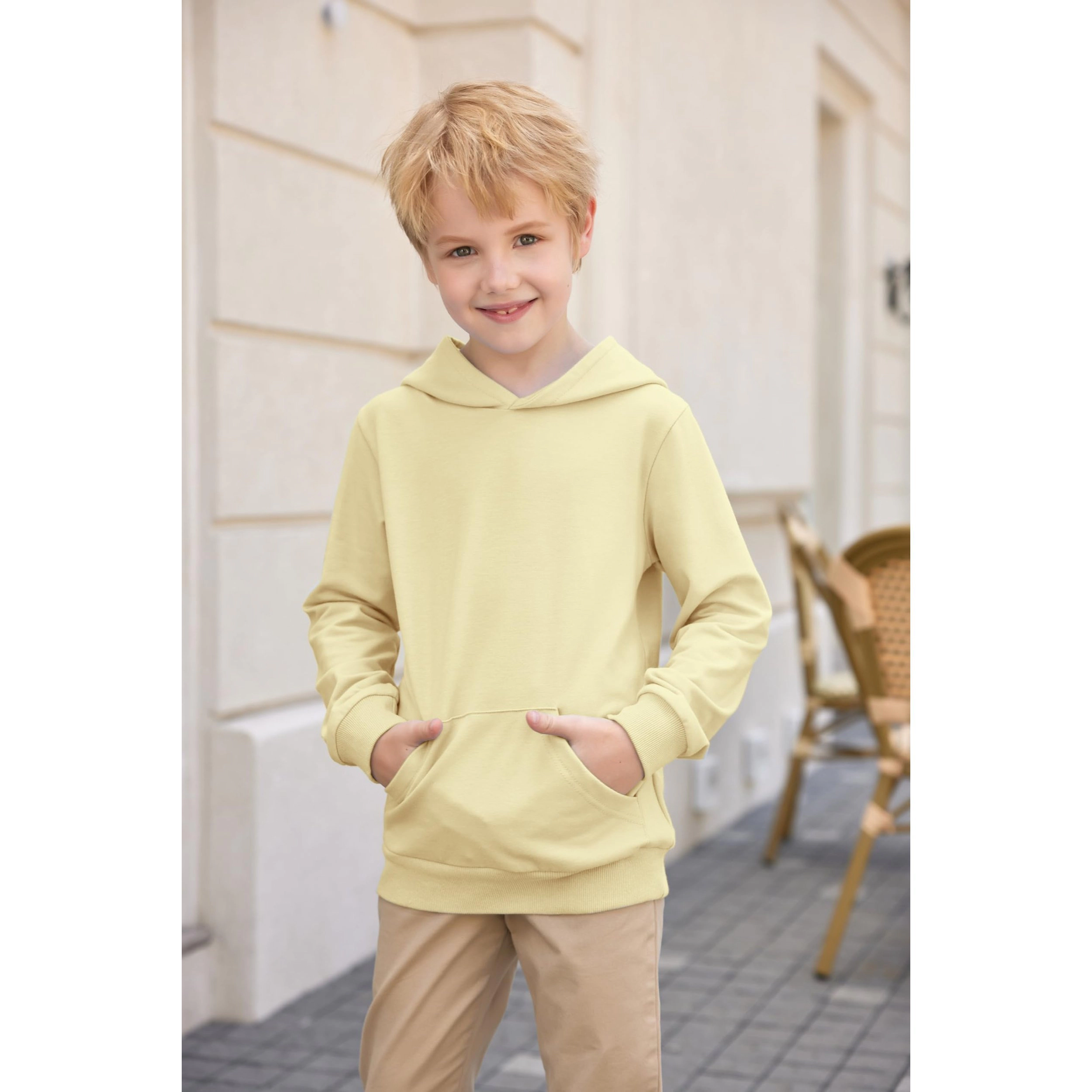 Arshiner Hoodies For Boys Kids Basic Sweatshirts Soft Pullover Hoodie Classic And Girls