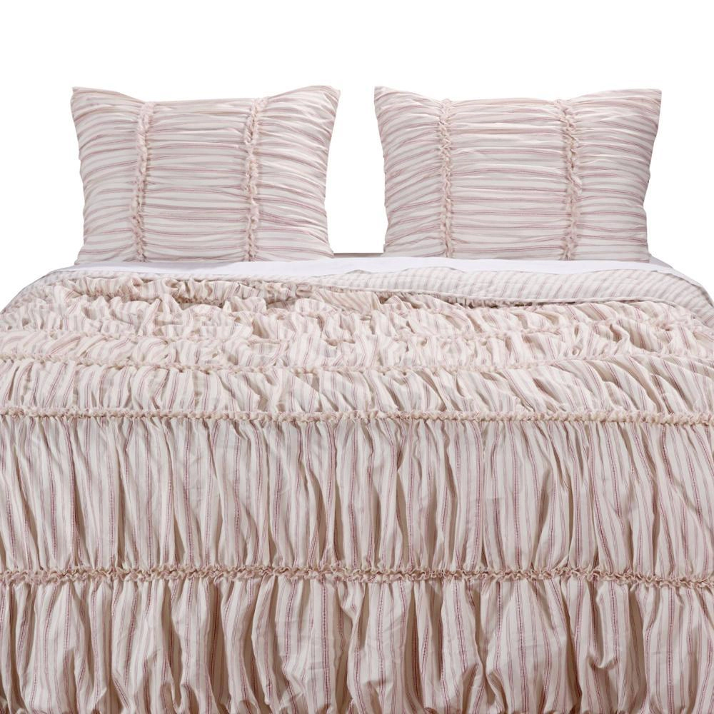 Greenland Home Fashion Farmhouse Chic Reversible Cotton Pillow Sham