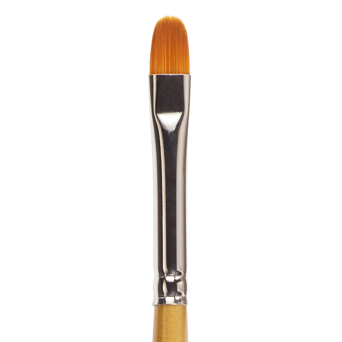 KINGART Original Gold® 9510 Short Filbert Golden Taklon Brush