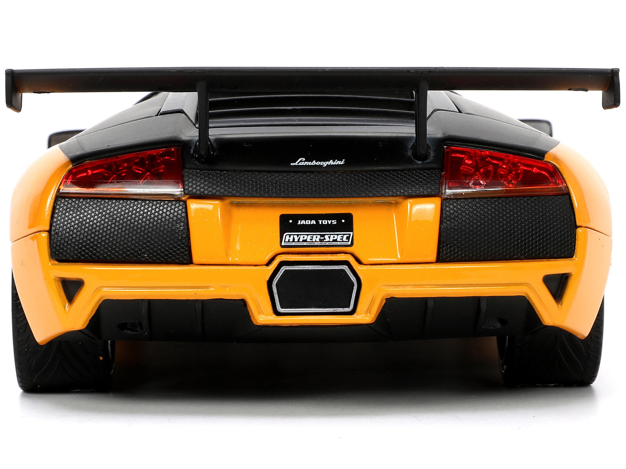 Jada Lamborghini Murcielago LP 640 Yellow Metallic and Matt Black "Hyper-Spec" Series 1/24 Diecast Model Car by Jada