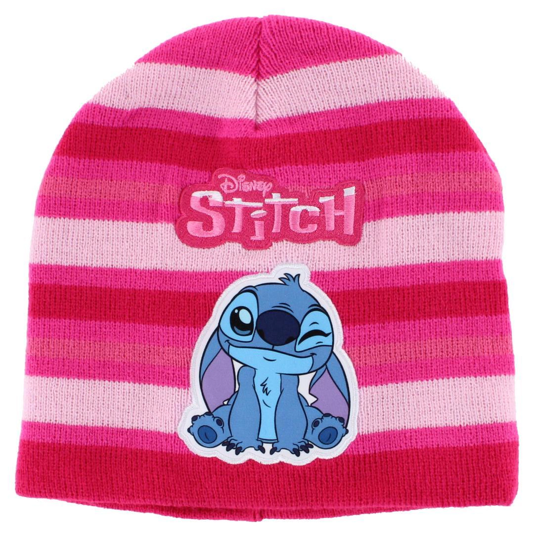 Textiel Trade Girl's Disney Stitch Winter Beanie and Gloves Set