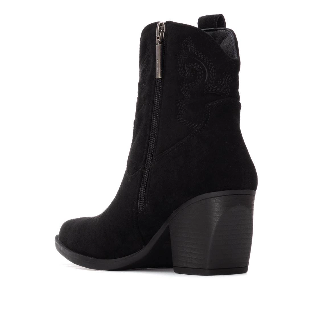 Women's Suede Italian Western Ankle Booties Refresh Collection By XTI