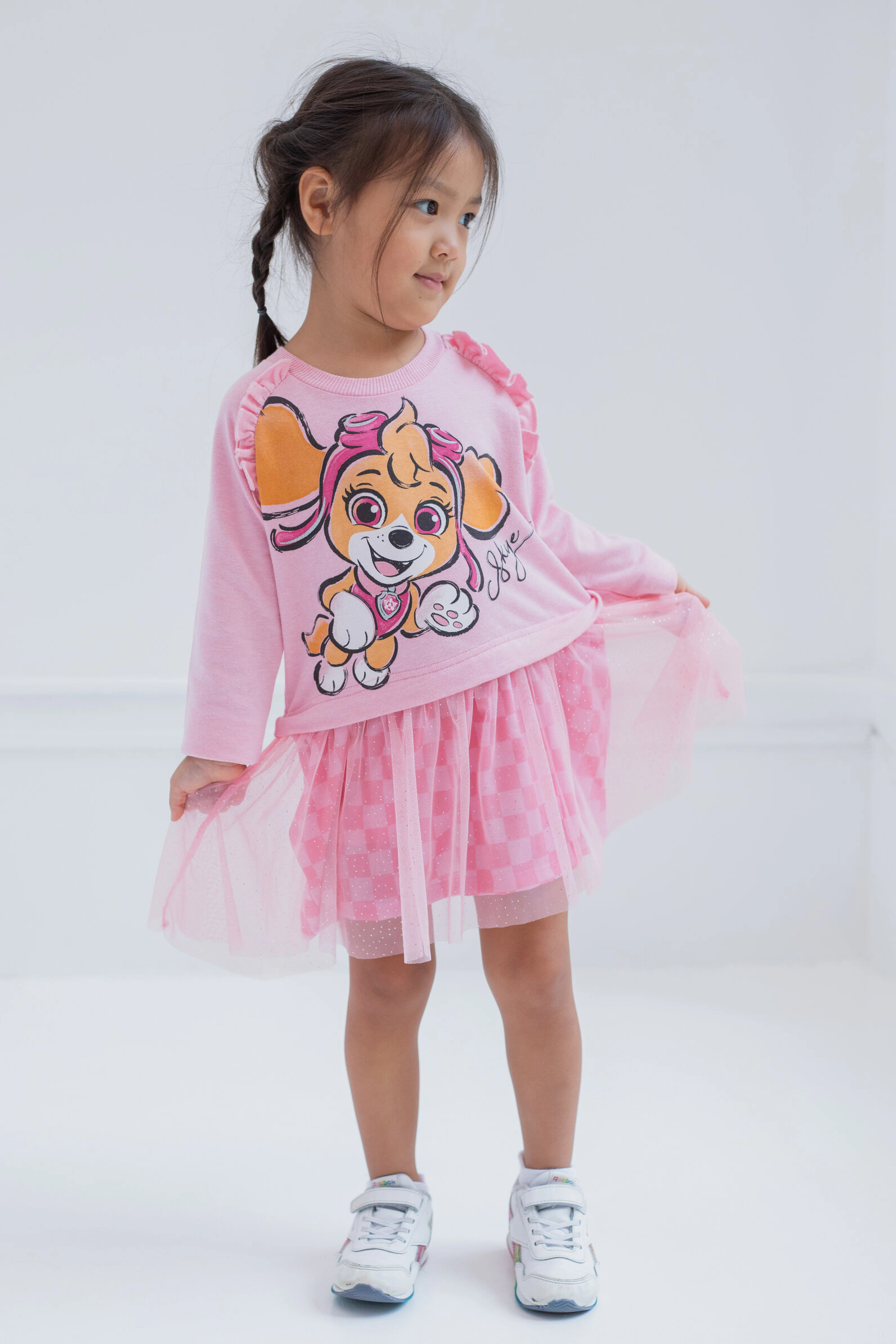 Paw Patrol Skye Girls' Glitter Tutu Dress