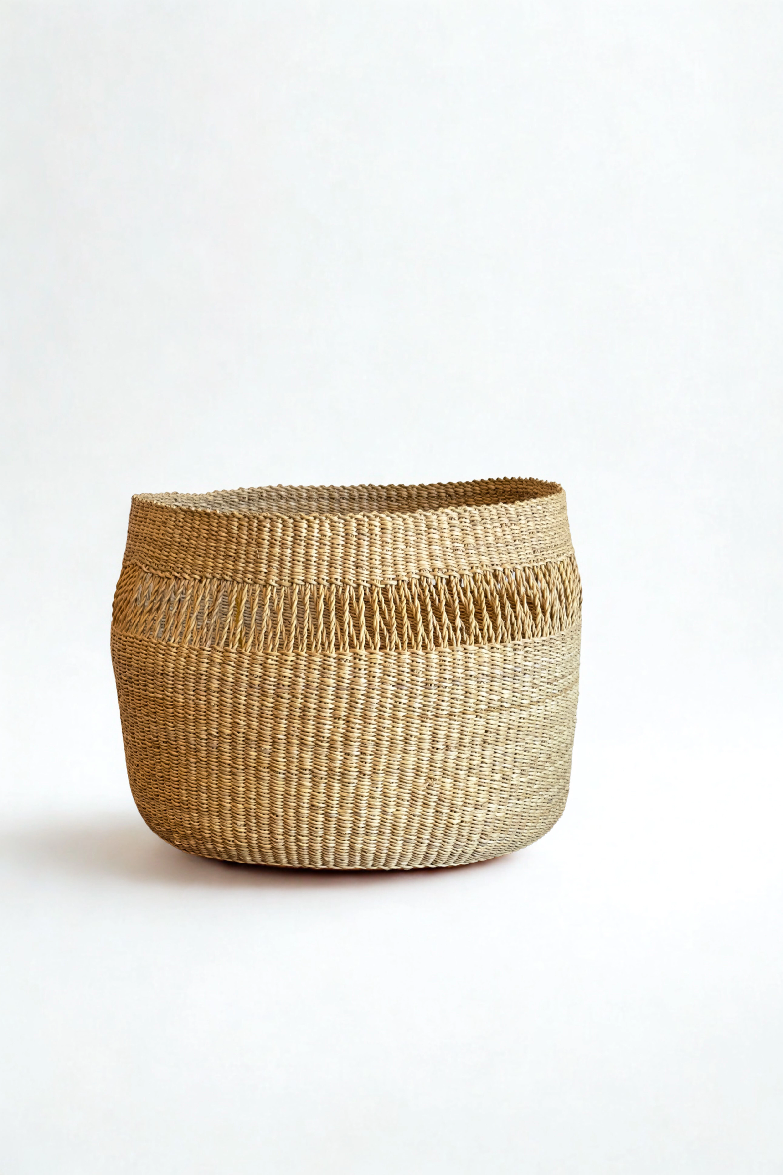 Mbare Mixed Weave Planter Basket