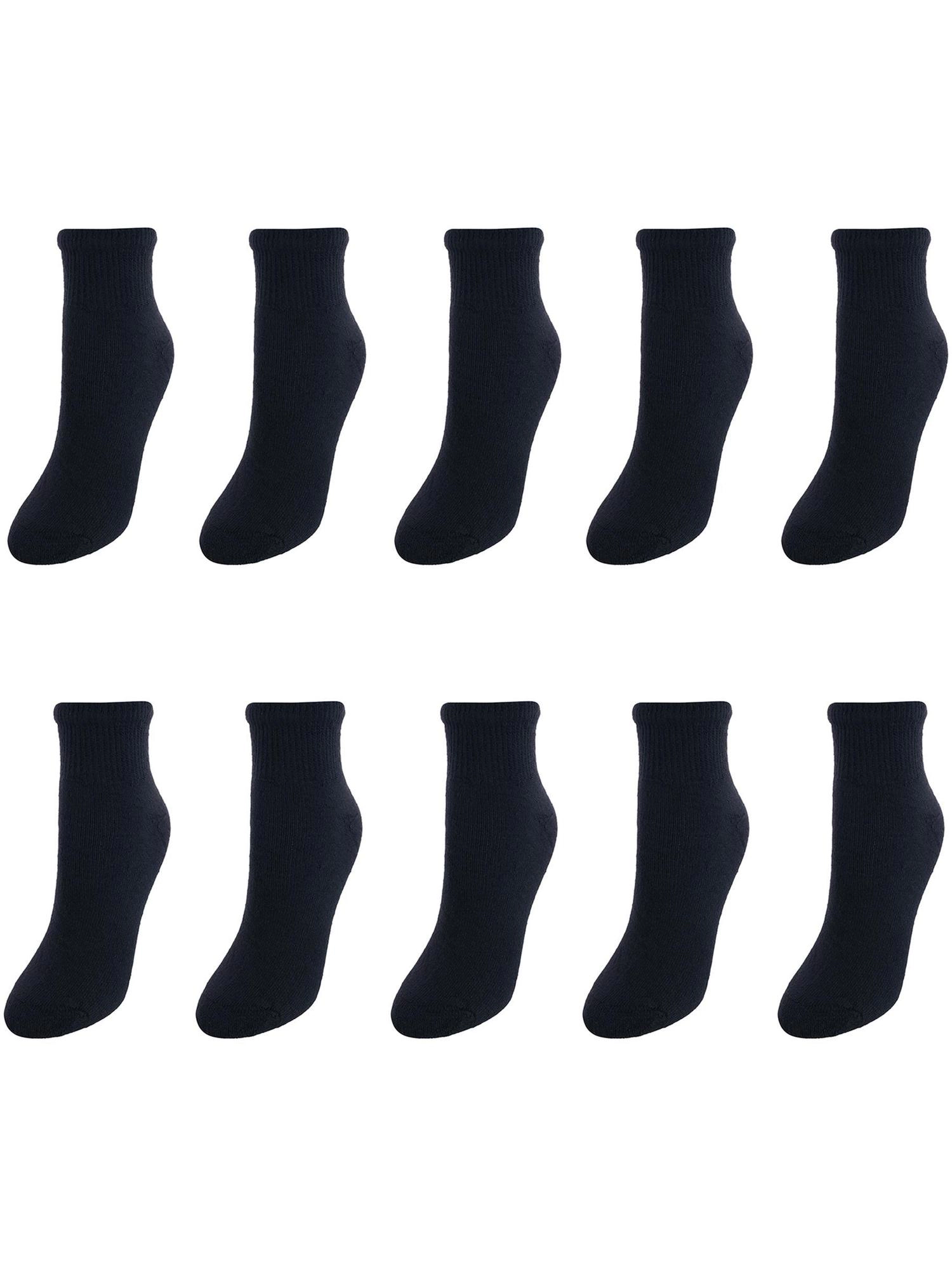Sock Trends Women's Fully Cushioned Comfort Ankle Socks (10 Pair Pack)