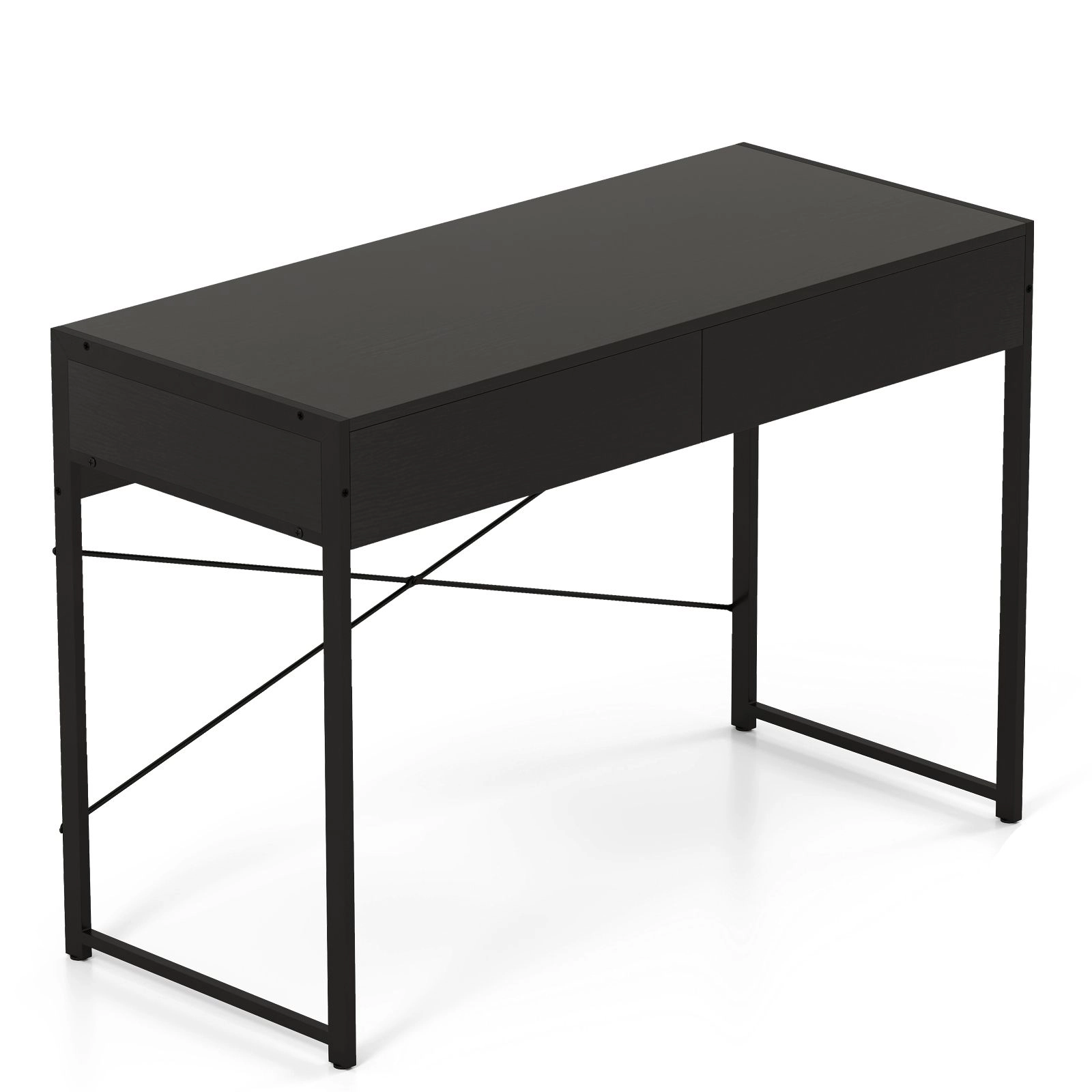 SlickBlue Home Office Desk with 2 Drawers and Reinforced Frame