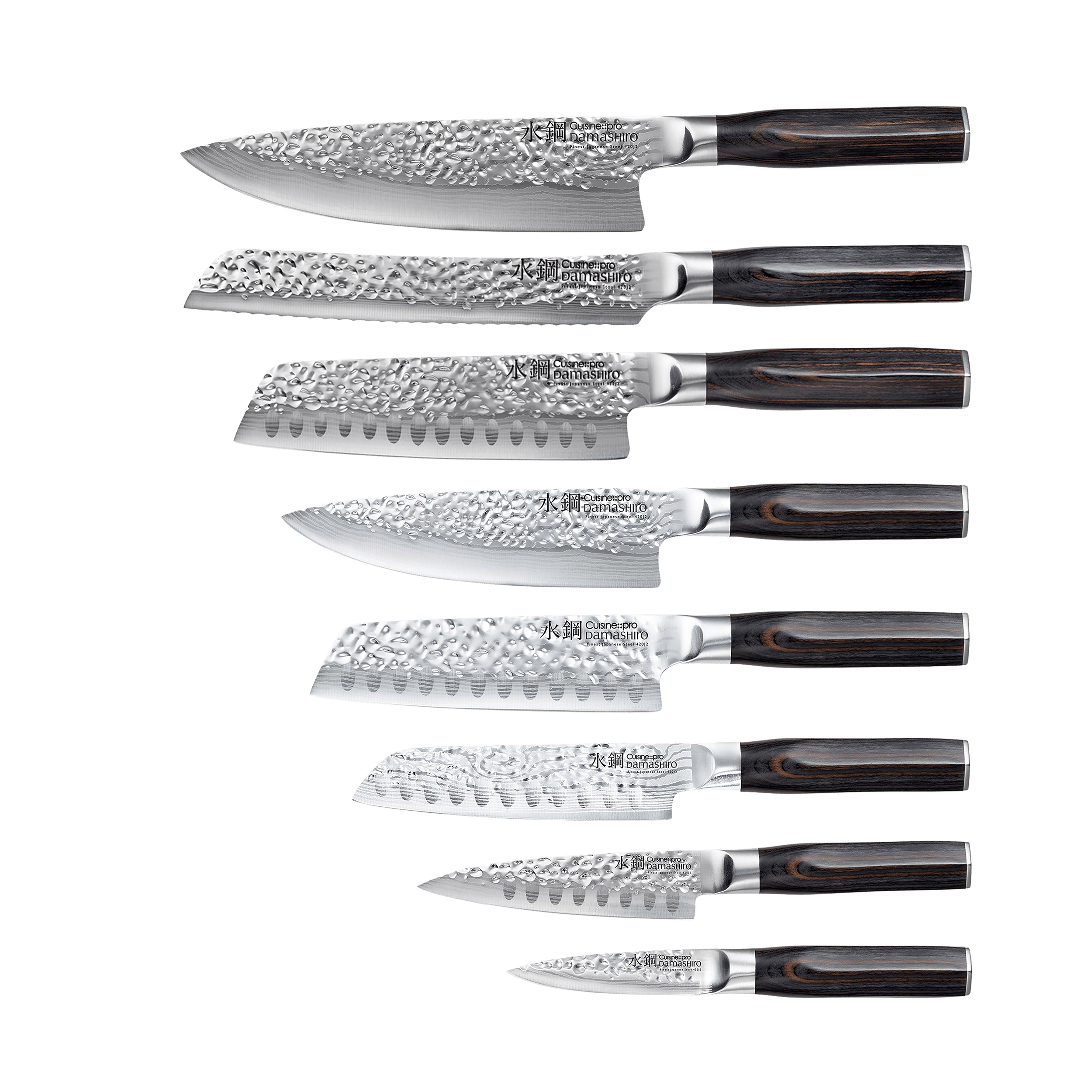 Cuisine::pro® Damashiro EMPEROR® Hisa Knife Block 9 Piece
