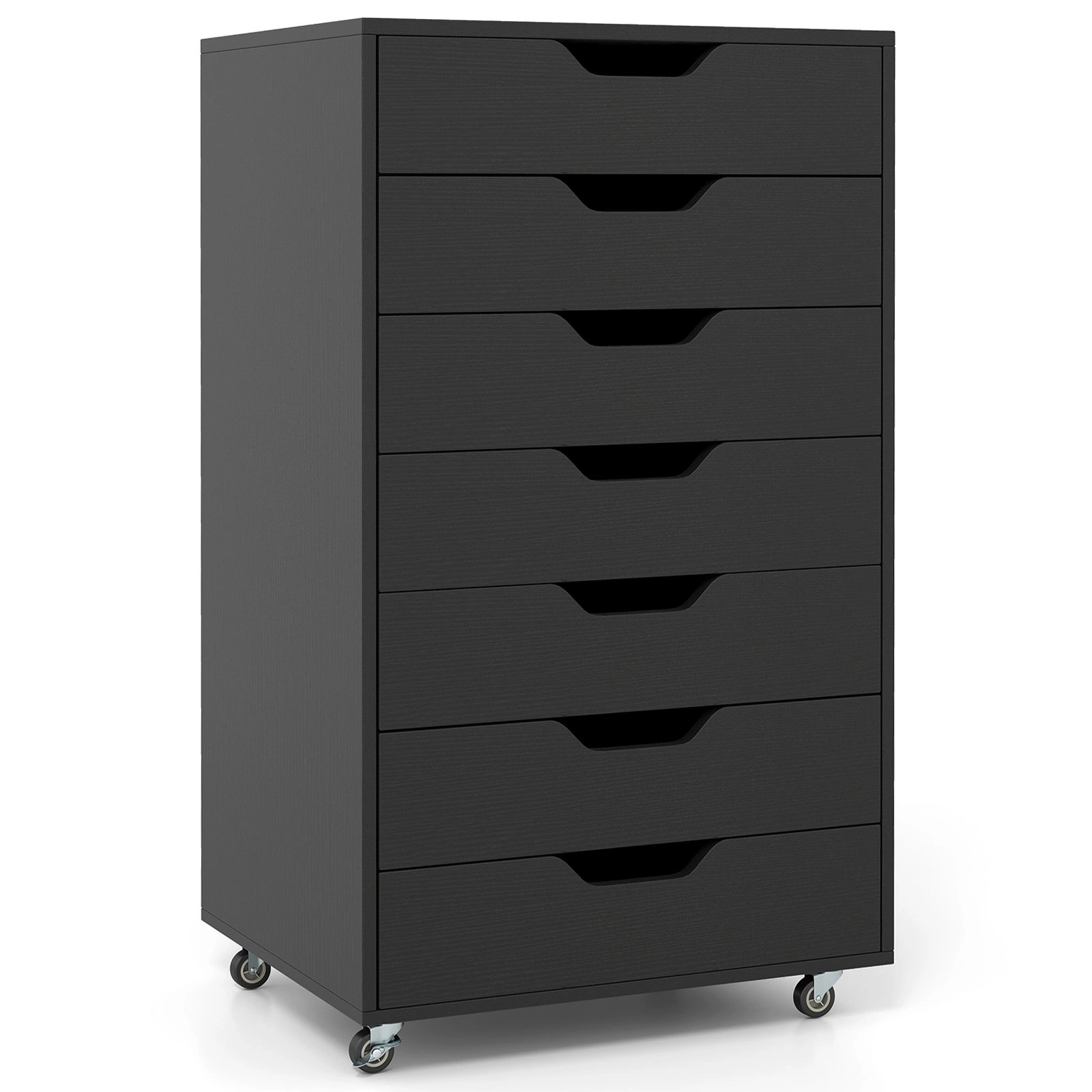 SlickBlue Tall Chest of Drawers with Wheels for Home & Office Organization