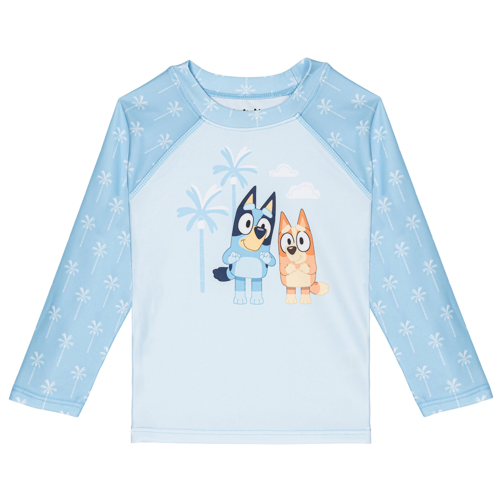 Bluey Girls' Swimwear 2-Piece Rash Guard and Bikini Set