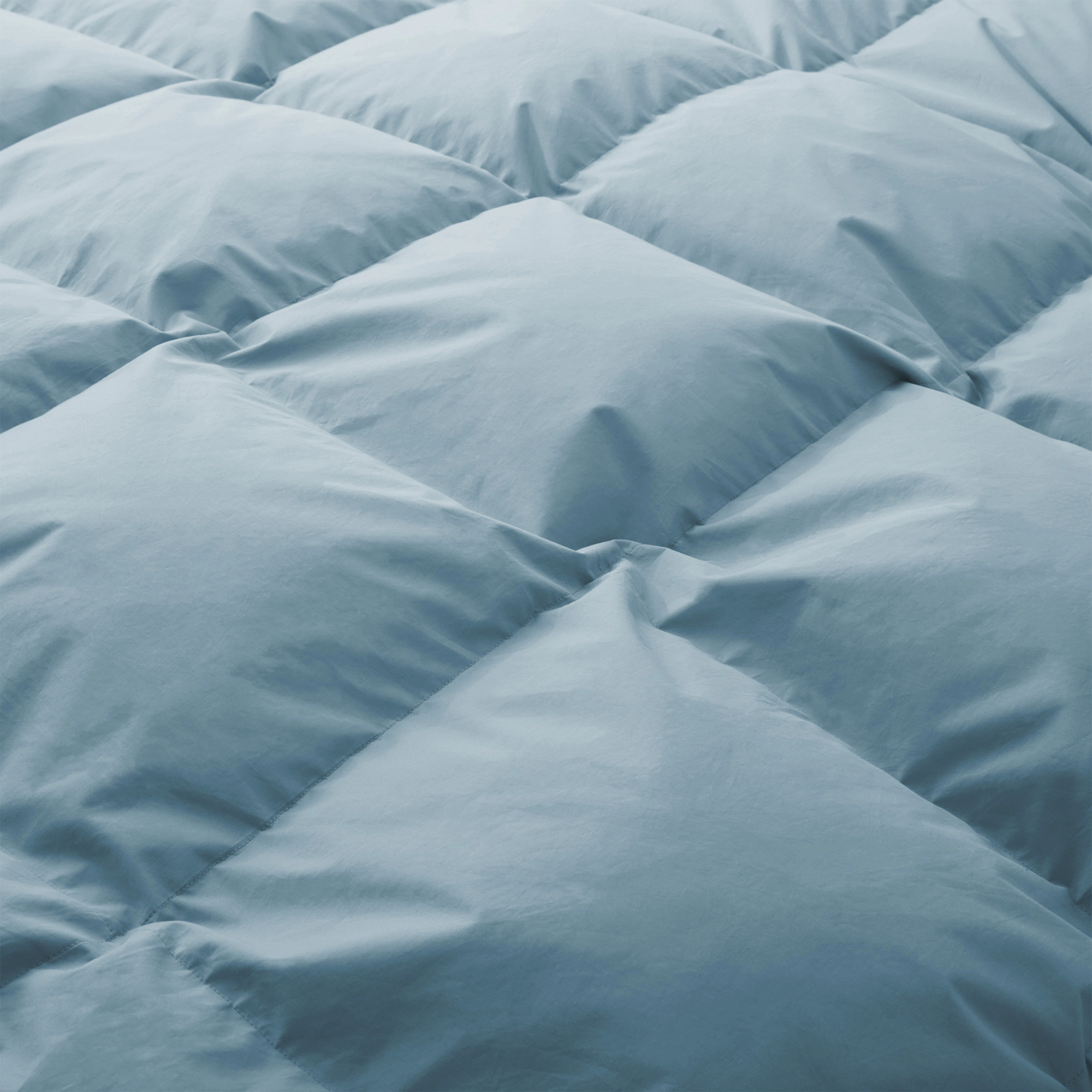Unikome 300TC Cotton All-Season Goose Feather Comforter, Medium Weight Duvet Insert, 8 Corner Loops