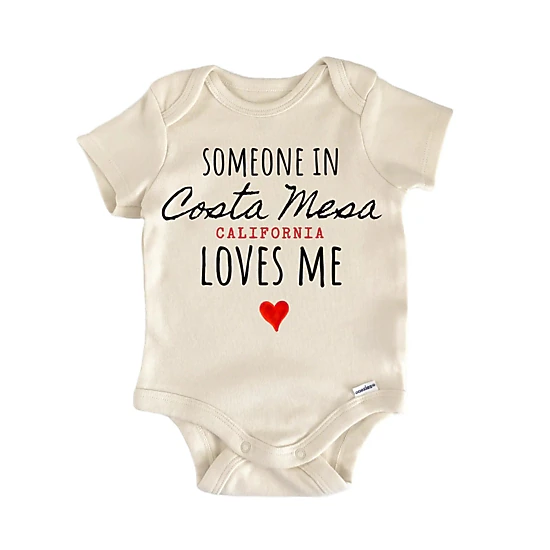 NOFO VIBES Unisex Costa Mesa California Baby Gift Baby Bodysuit