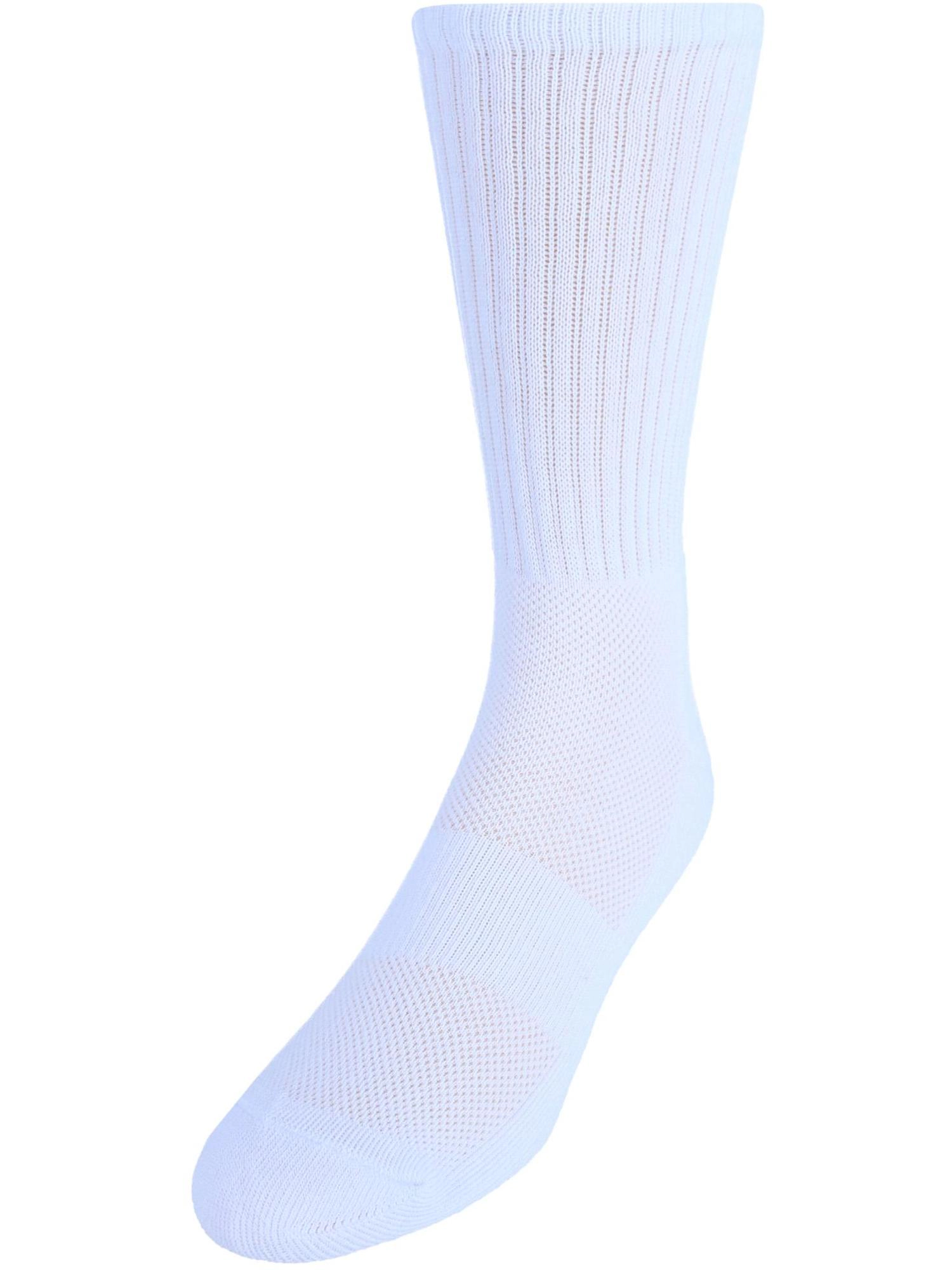 CTM Men's Dry and Cool Cushioned Crew Socks (Pack of 2)