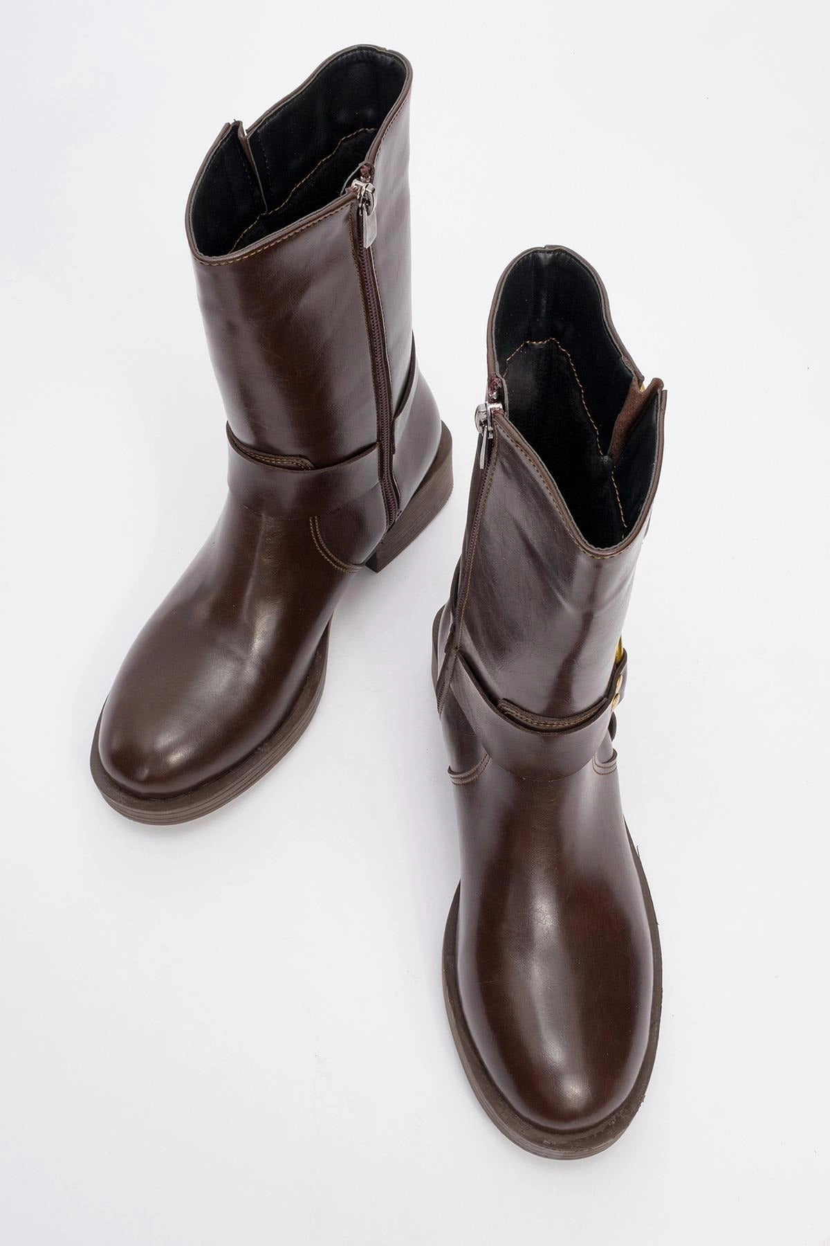 Prologue Shoes Womens Fies Buckled Boot