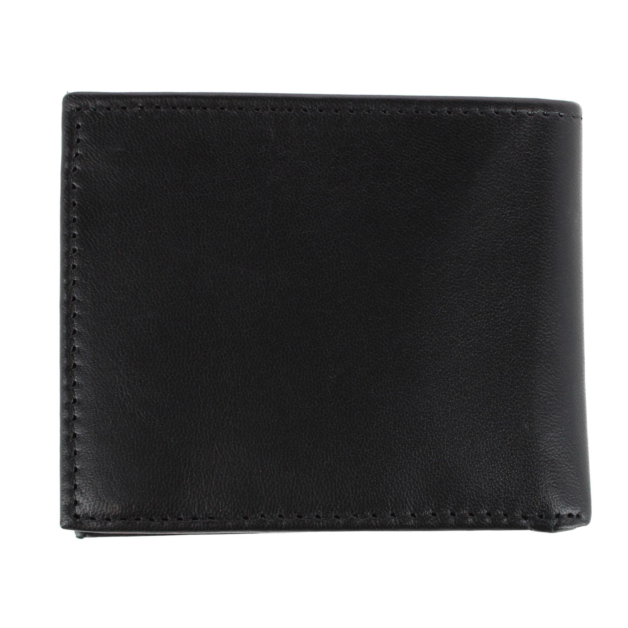 Tommy Hilfiger Men's Leather Stockton Bifold Coin Wallet