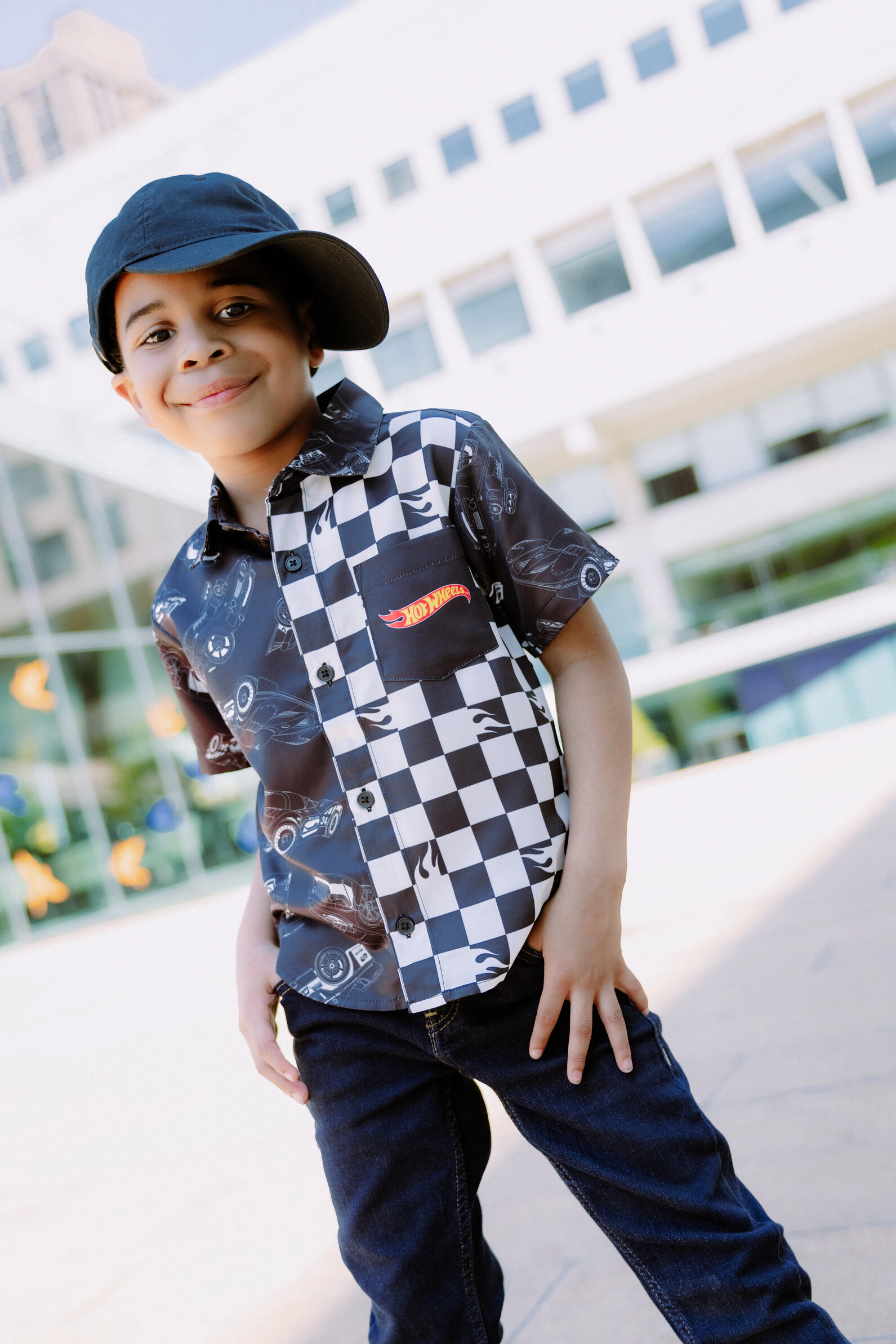 Hot Wheels Boys' Button-Down Shirt