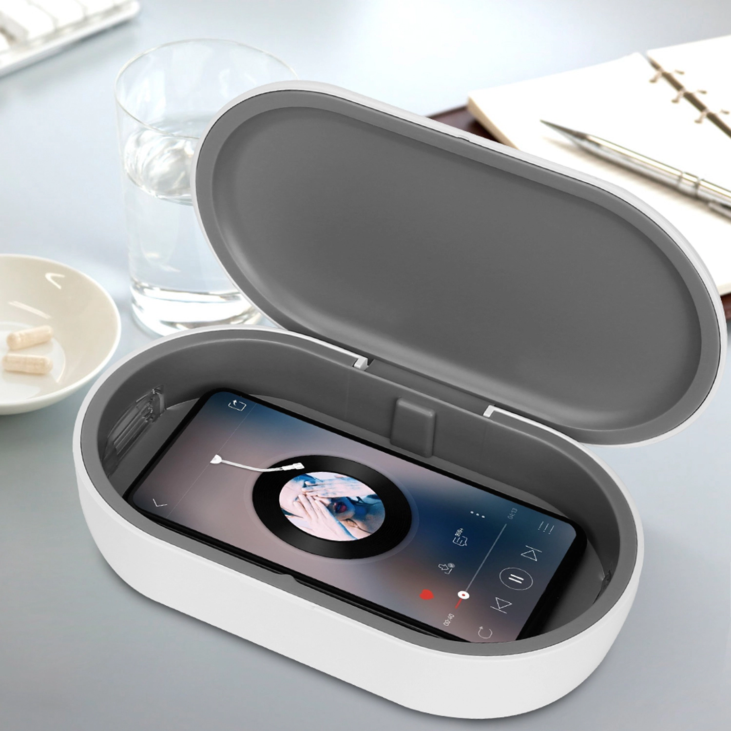 GBruno UV Sanitizer Box With Wireless Charging