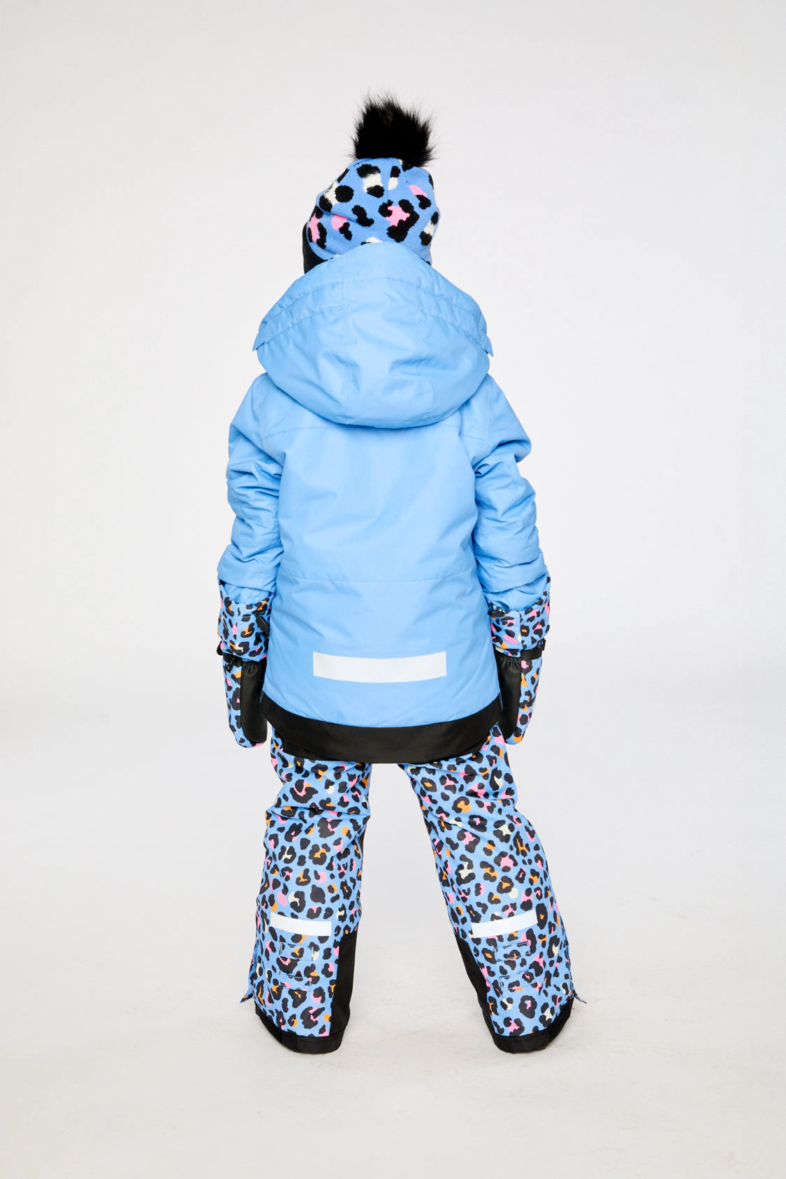 Deux par Girls Two Piece Teknik Cordura-Reinforced Snowsuit with Hooded Jacket and Snow Pants