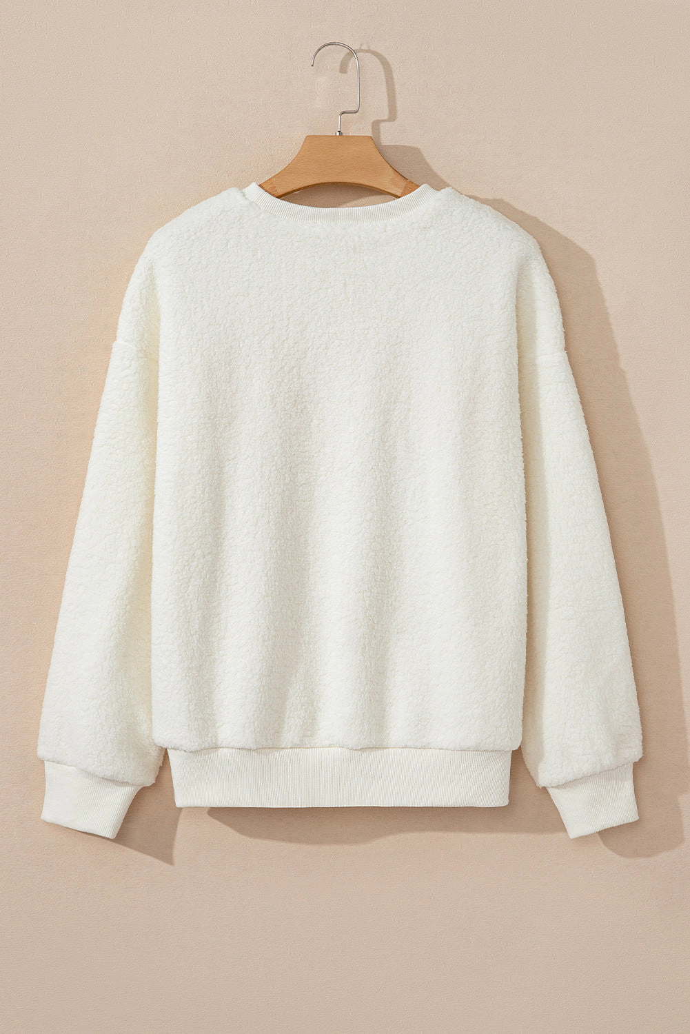 Threaded Pear Women's Mila Sherpa Howdy Patched Pullover