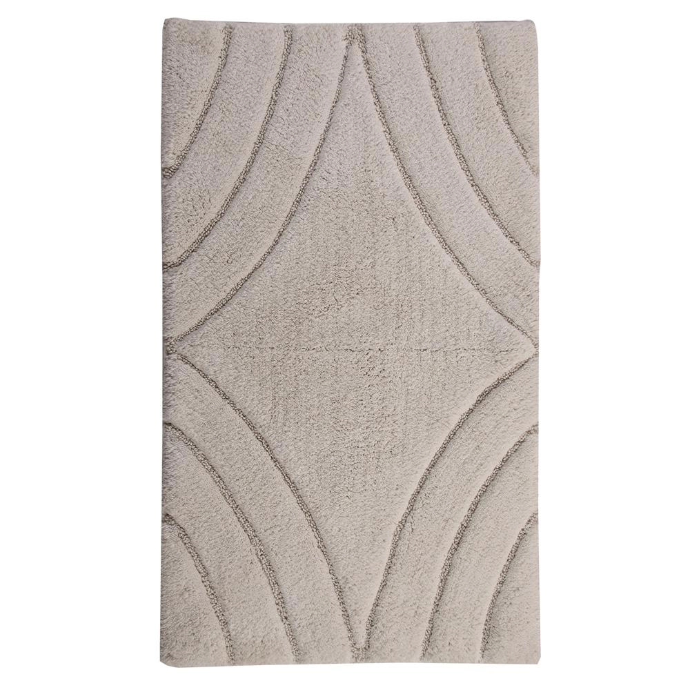Knightsbridge Diamond 220 GSF Non Skid Back Bath Rug