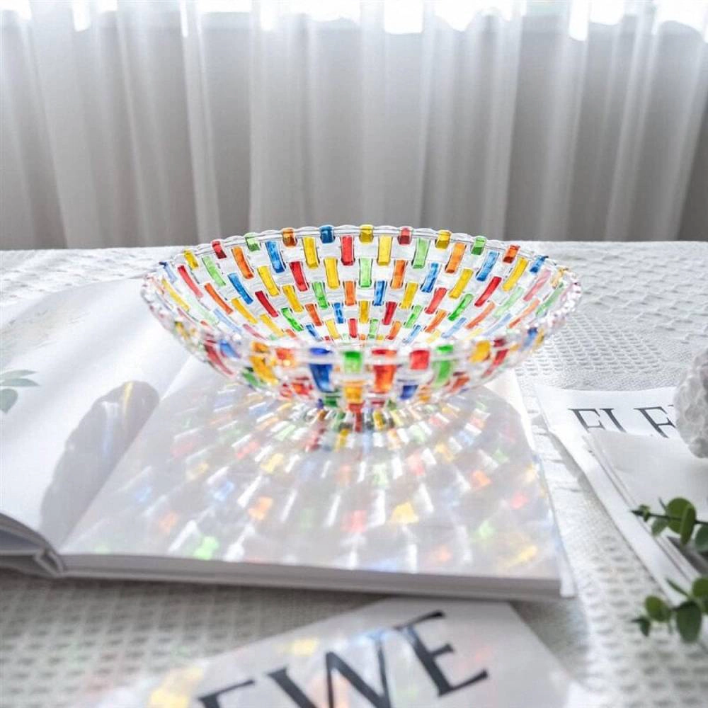 Haven Craftworks Unisex Hand Painted Woven Crystal Decorative Bowl
