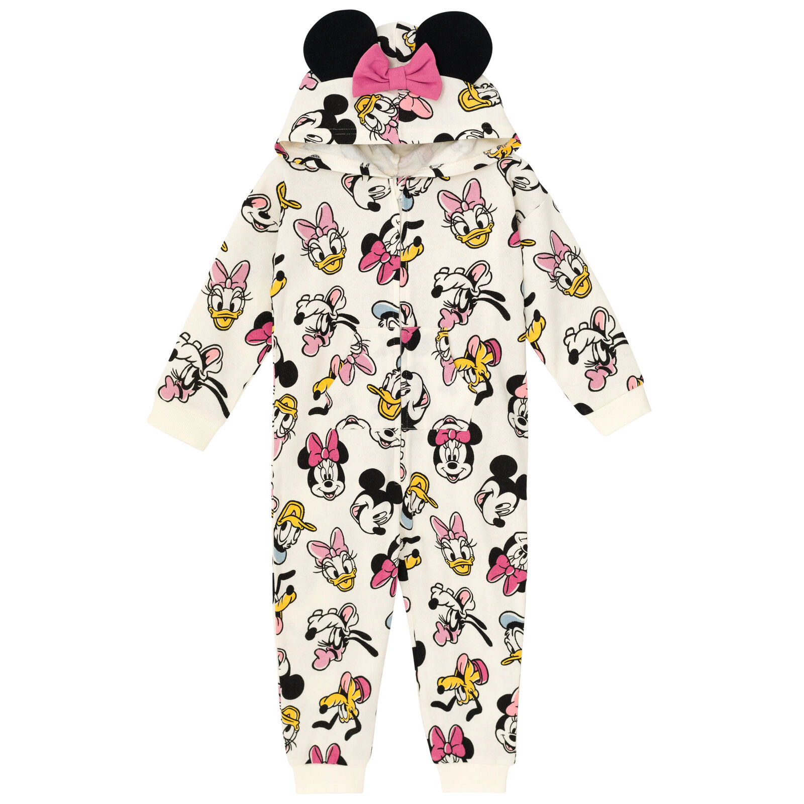 Disney Mickey Mouse & Friends Girls' Cosplay Hooded Fleece One Piece