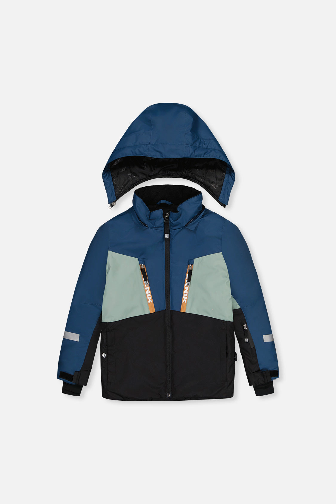 Deux par Deux Boys Two Piece Teknik Cordura-Reinforced Snowsuit with Hooded Jacket and Snow Pants