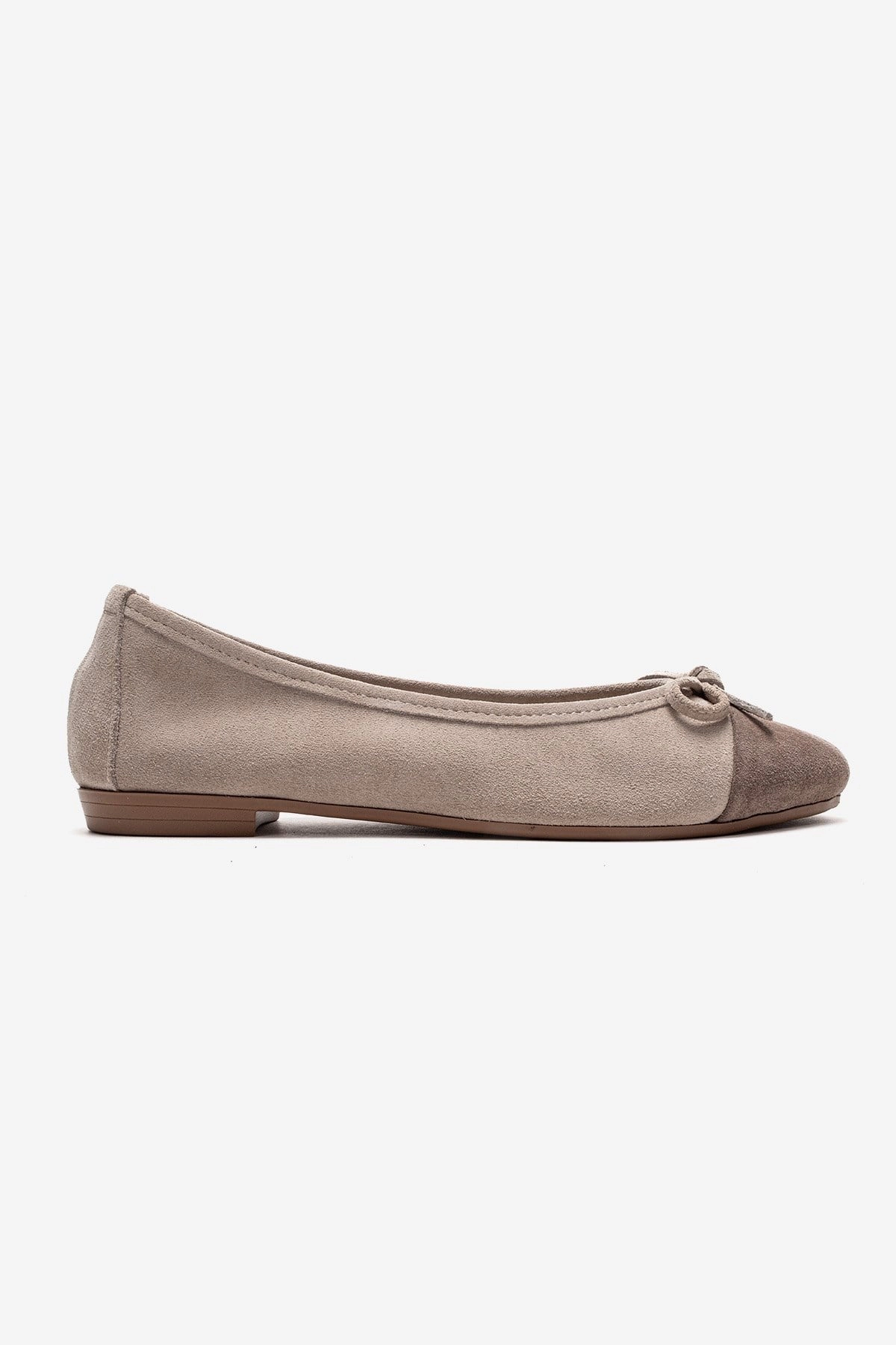 Forever & Always Womens Boleo Leather Ballet Flats