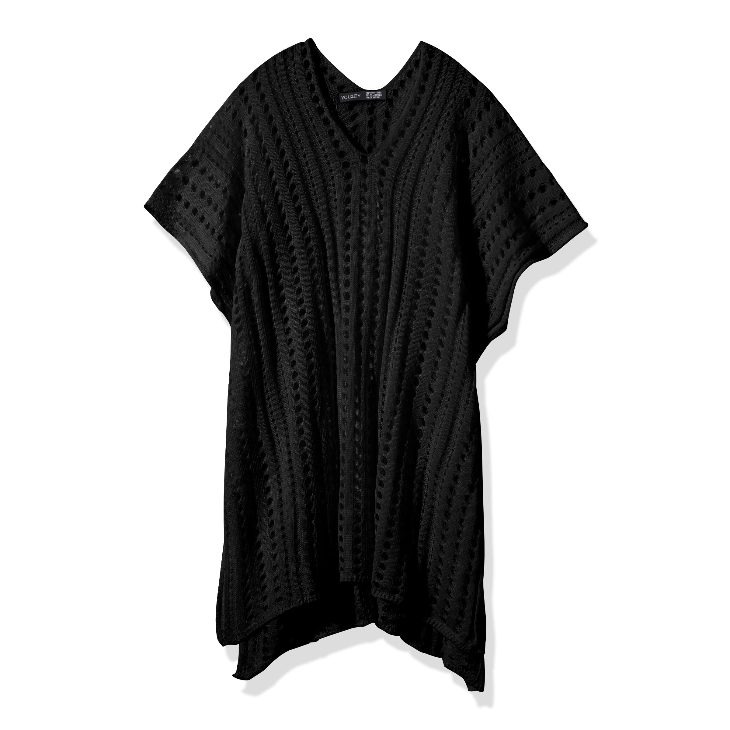 Youzey Women's Coastal Crochet Beach Swim Cover-Up