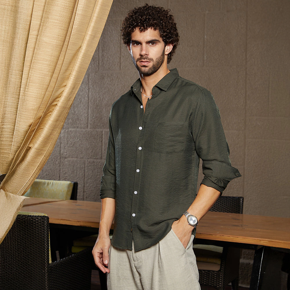 Breezy Wrinked Relaxed Shirt